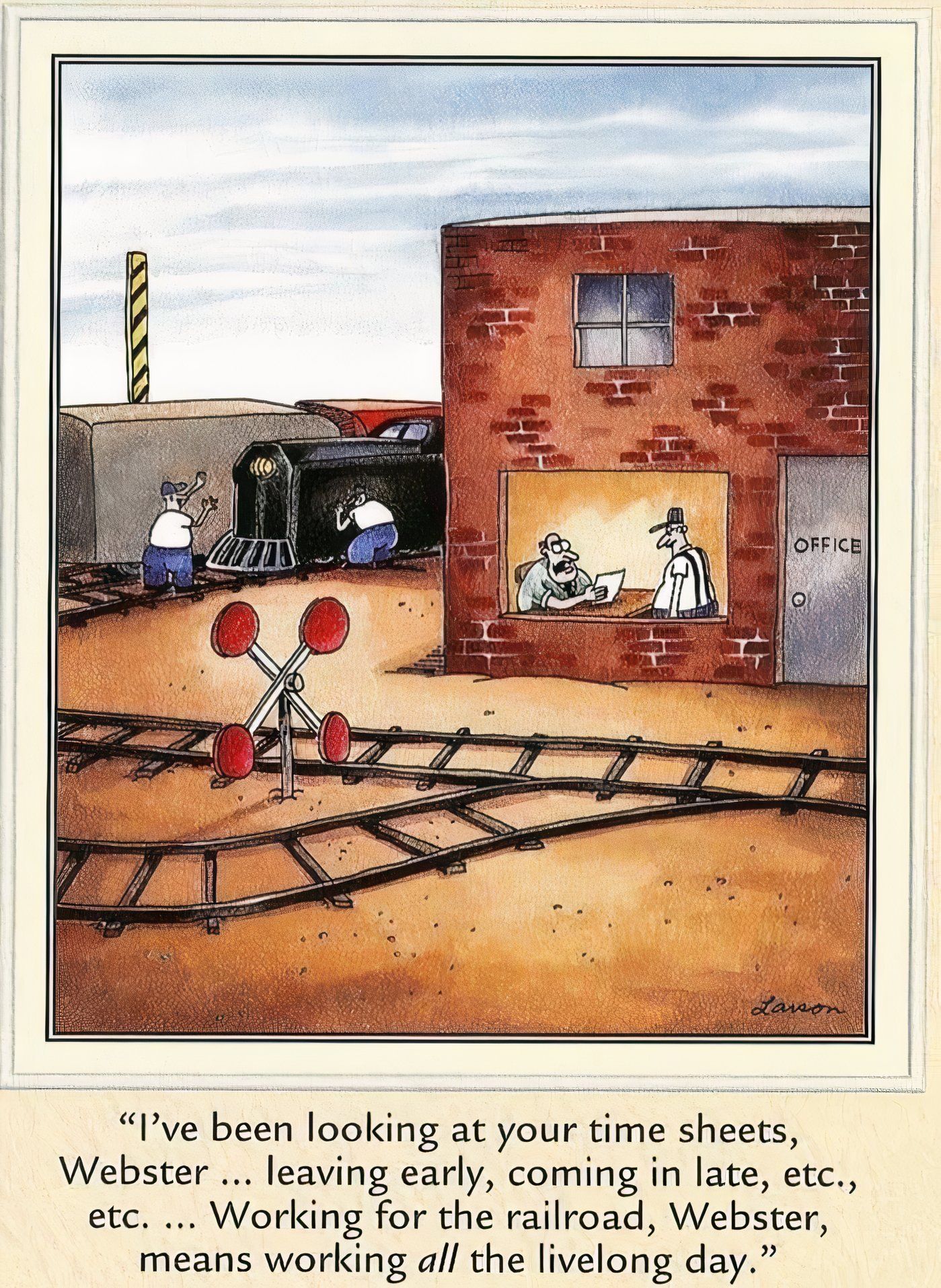 7 Far Side Comics That Will Make You Rethink Getting On a Train Ever Again