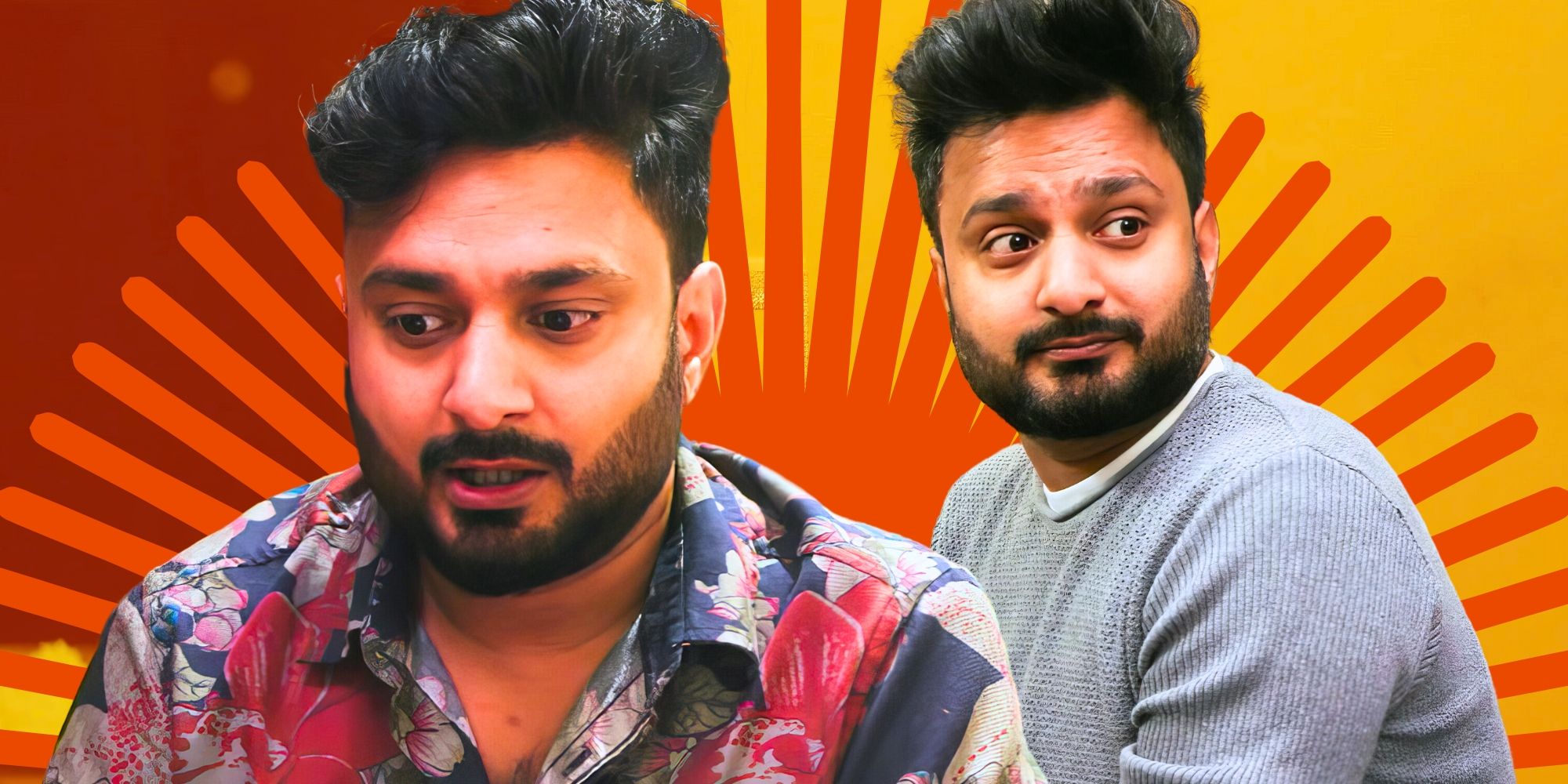 90 Day Fiancé’s Sumit Singh looks surprised in a montage image.