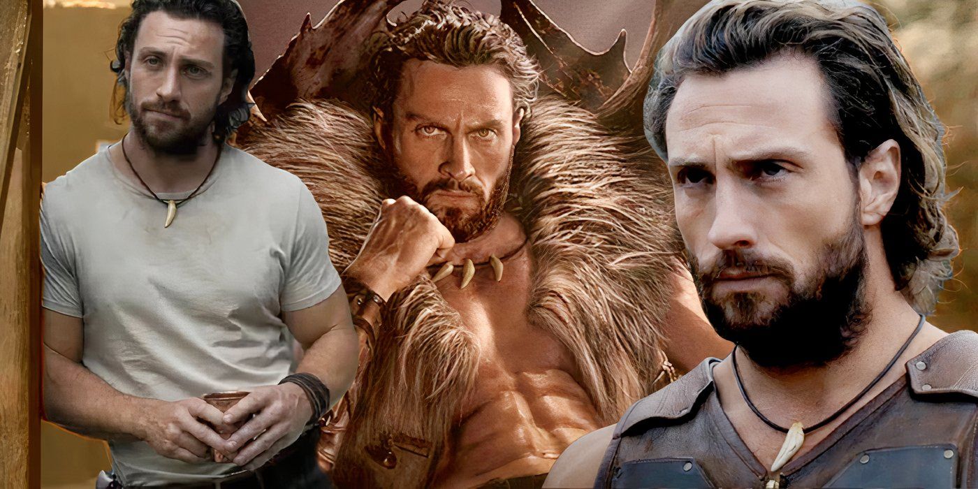 Aaron Taylor-Johnson as Kraven in Kraven the Hunter