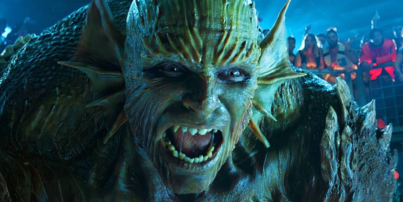 Abomination with fins in Shang-Chi and the Legend of the Ten Rings