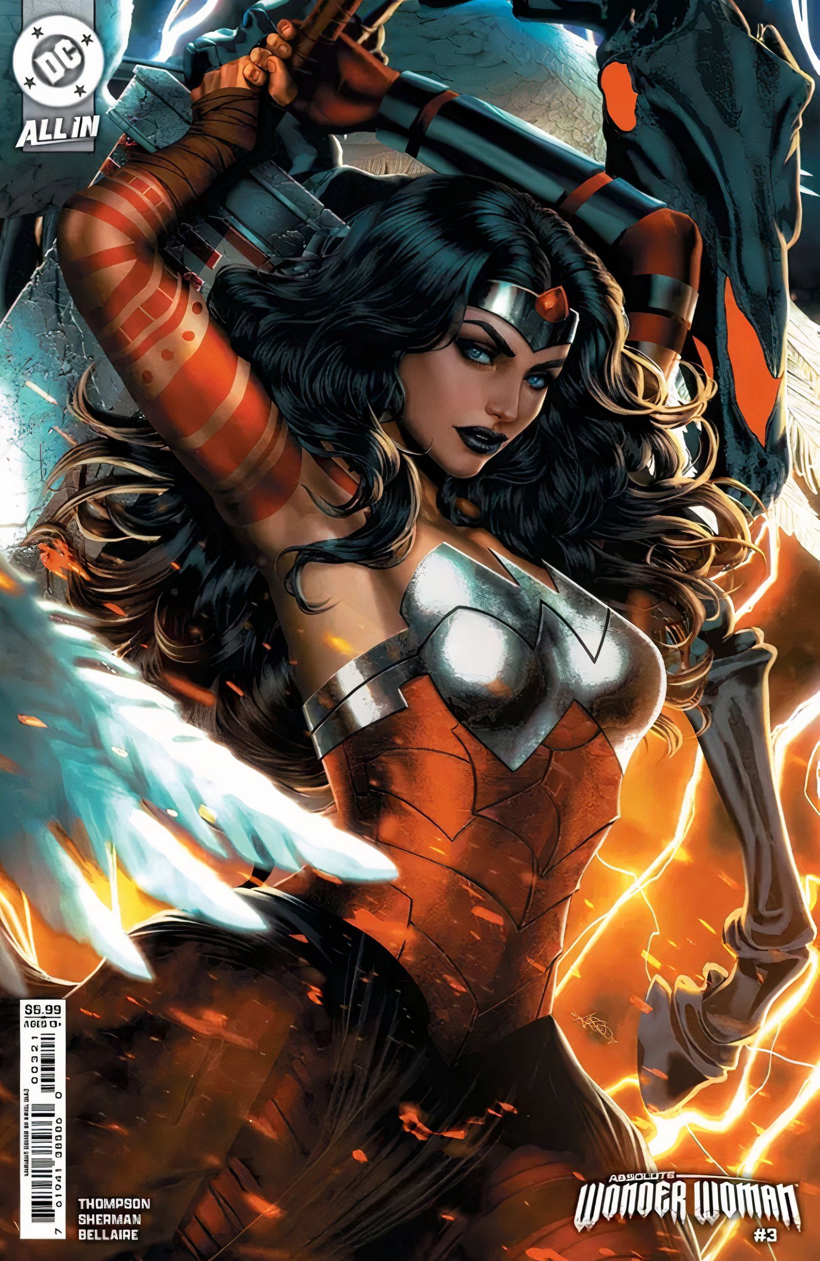 Ariel Diaz 的 Ultimate Wonder Woman #3 变体封面