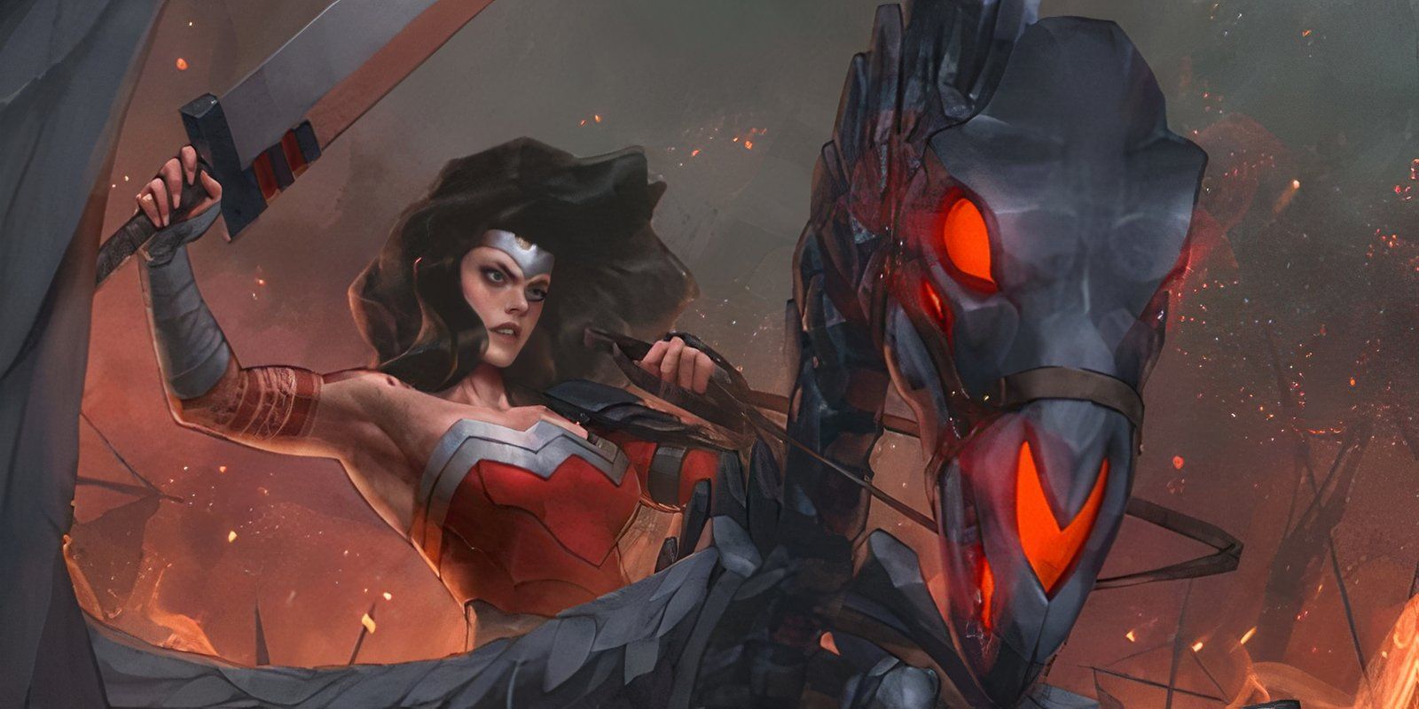 Recurso de capa da variante Absolute Wonder Woman #3