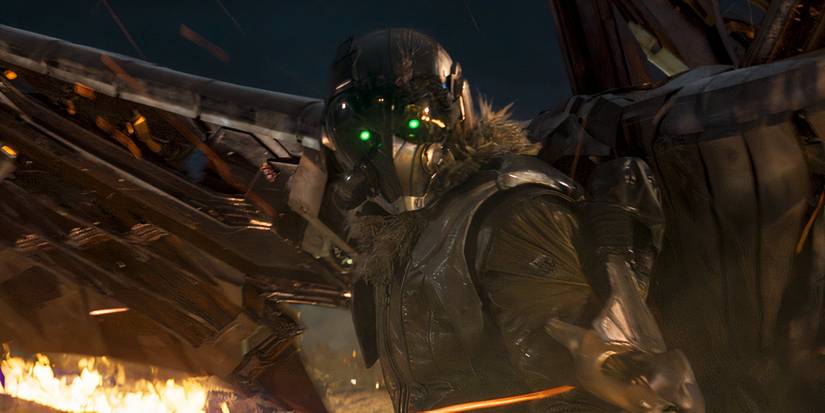 Adrian Toomes in the Vulture get-up in Spider-Man Homecoming