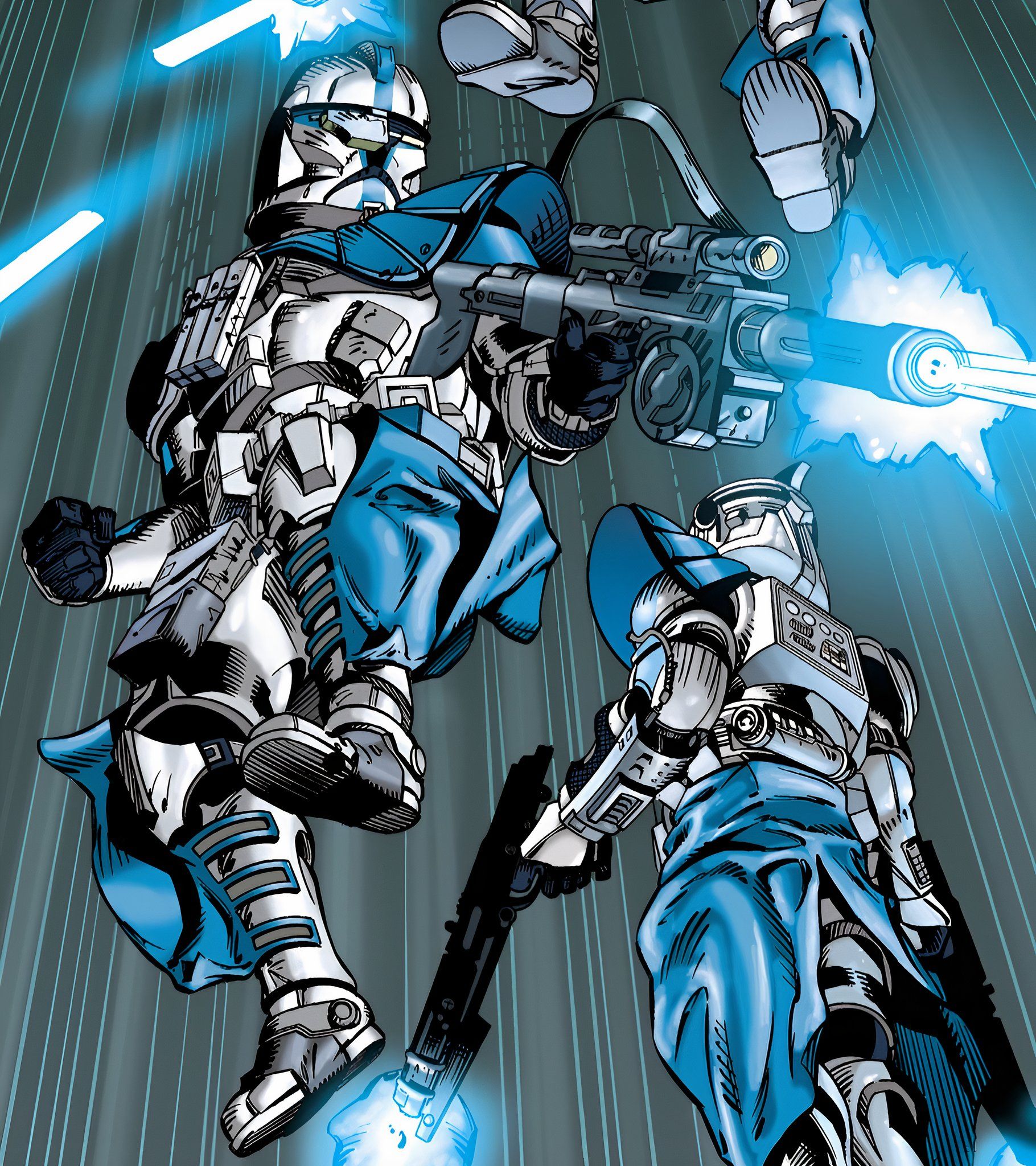 Arte em quadrinhos: Alpha-17 e ARC Troopers entram em ação