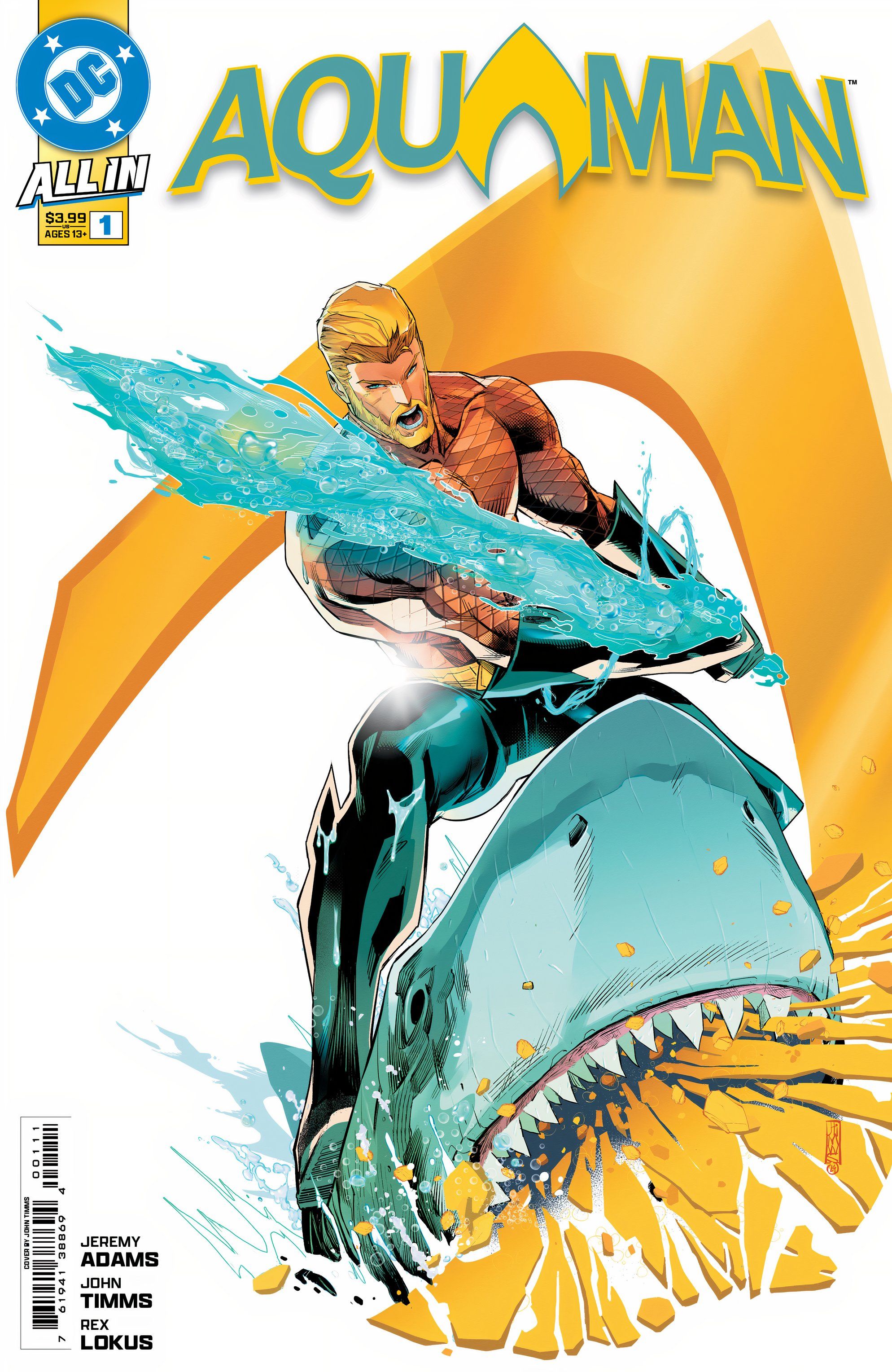 Aquaman 1 Cover Timms