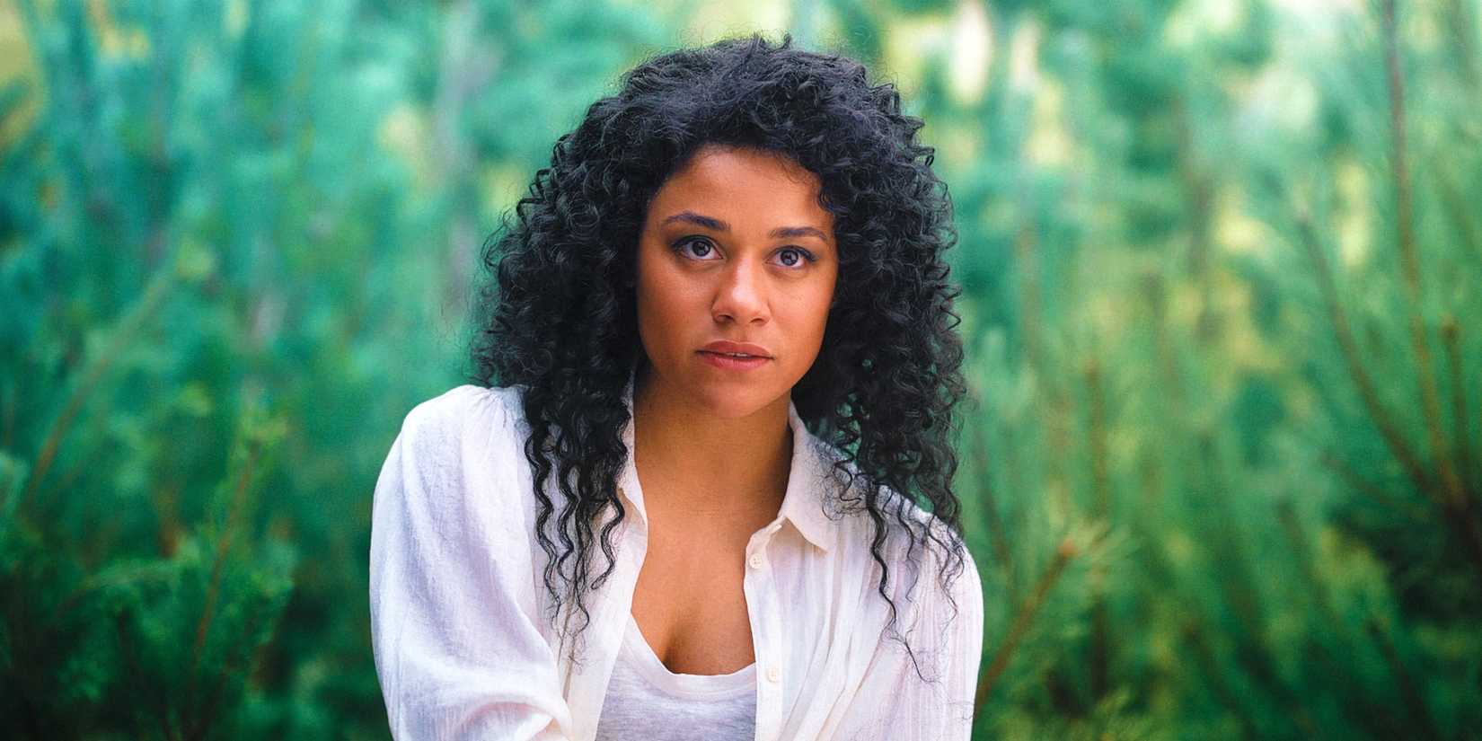 Ariana DeBose as Calypso Ezili in the jungle in Kraven the Hunter