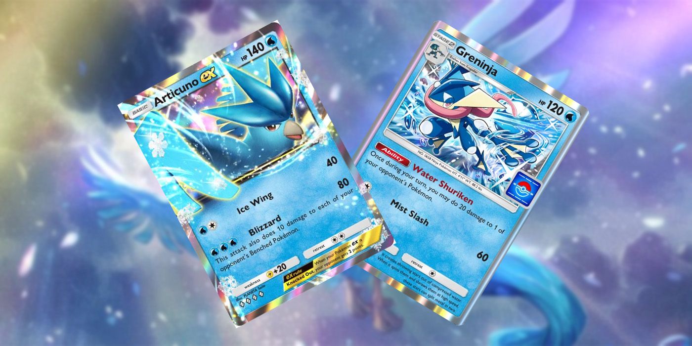 Articuno ex وGreninja من بوكيمون TCG Pocket