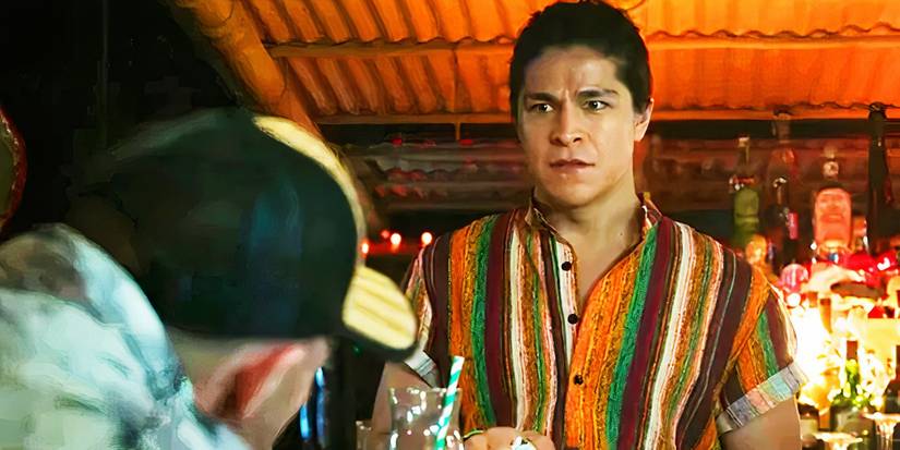 Bartender speaking to Eddie Brock in Spider-Man No Way Home