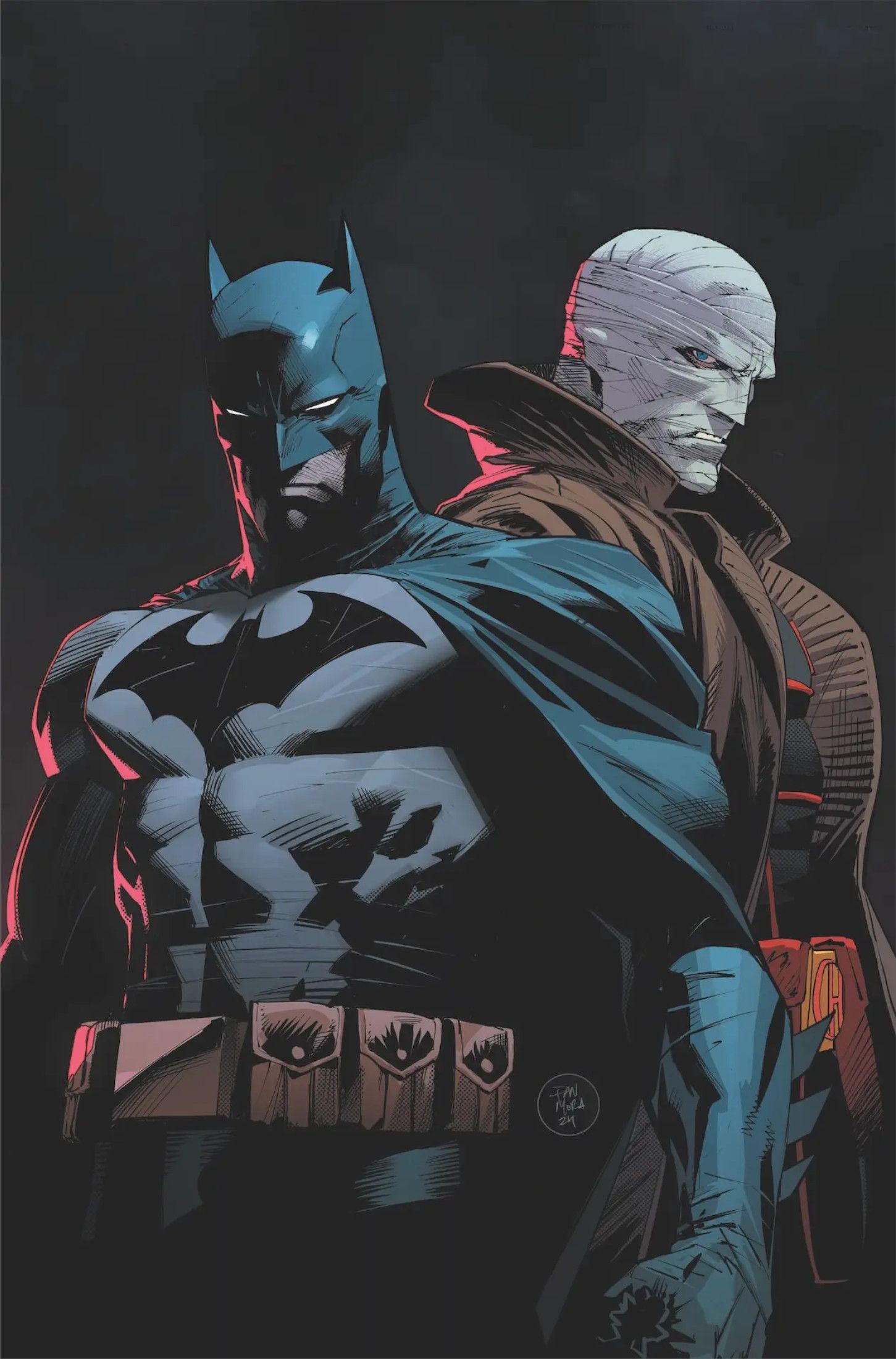 Batman #158 Hush 2 Variant cover Batman &amp; Hush stand back-to-back