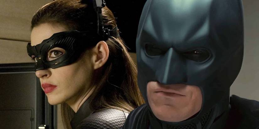 Batman and Catwoman in The Dark Knight Rises