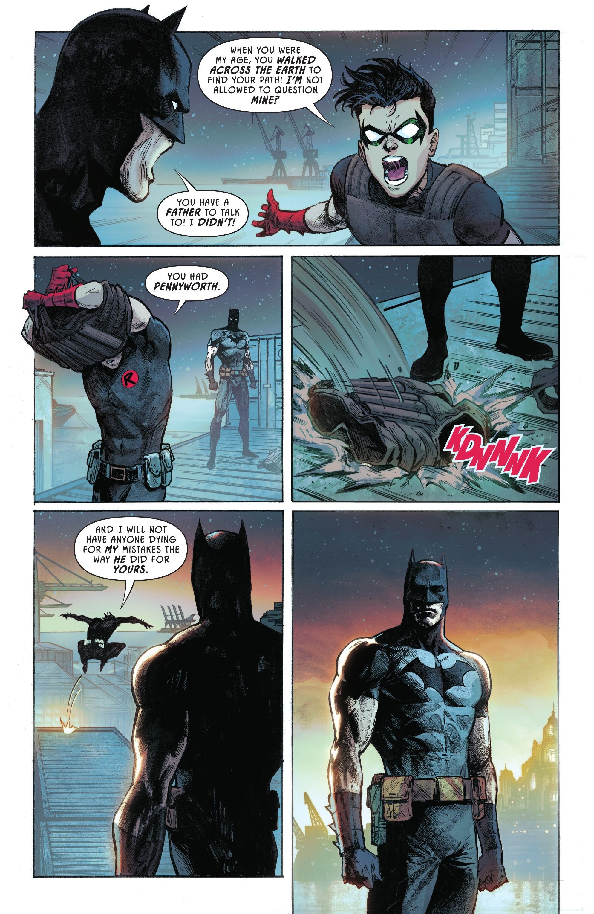 Batman and robin #16 robin quitting