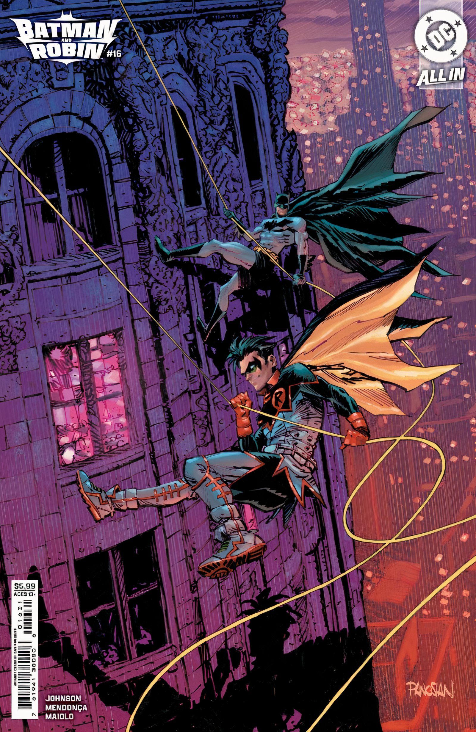 Covervariante „Batman und Robin Nr. 16“.