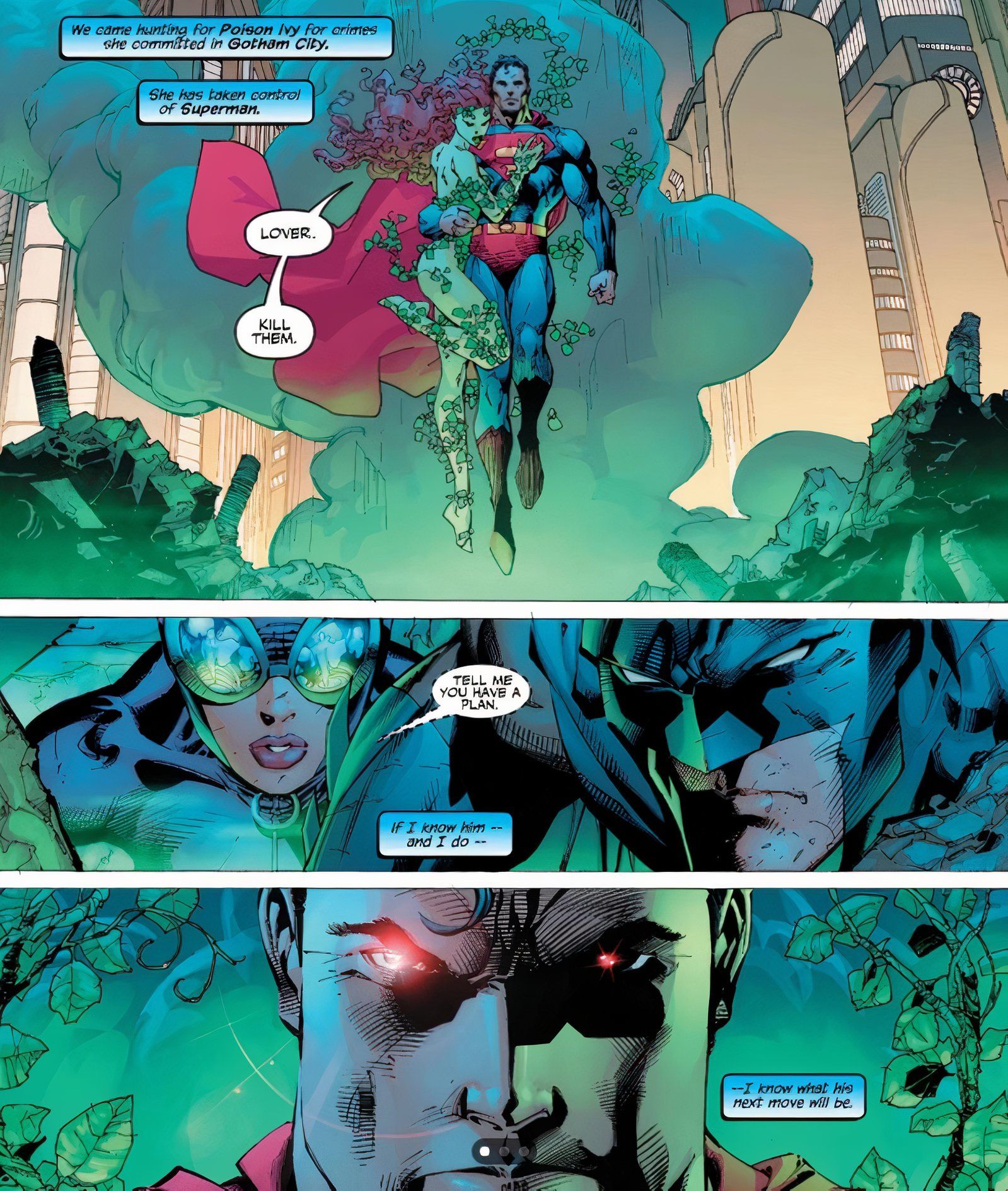 Batman Hush Superman Poison Ivy catwoman