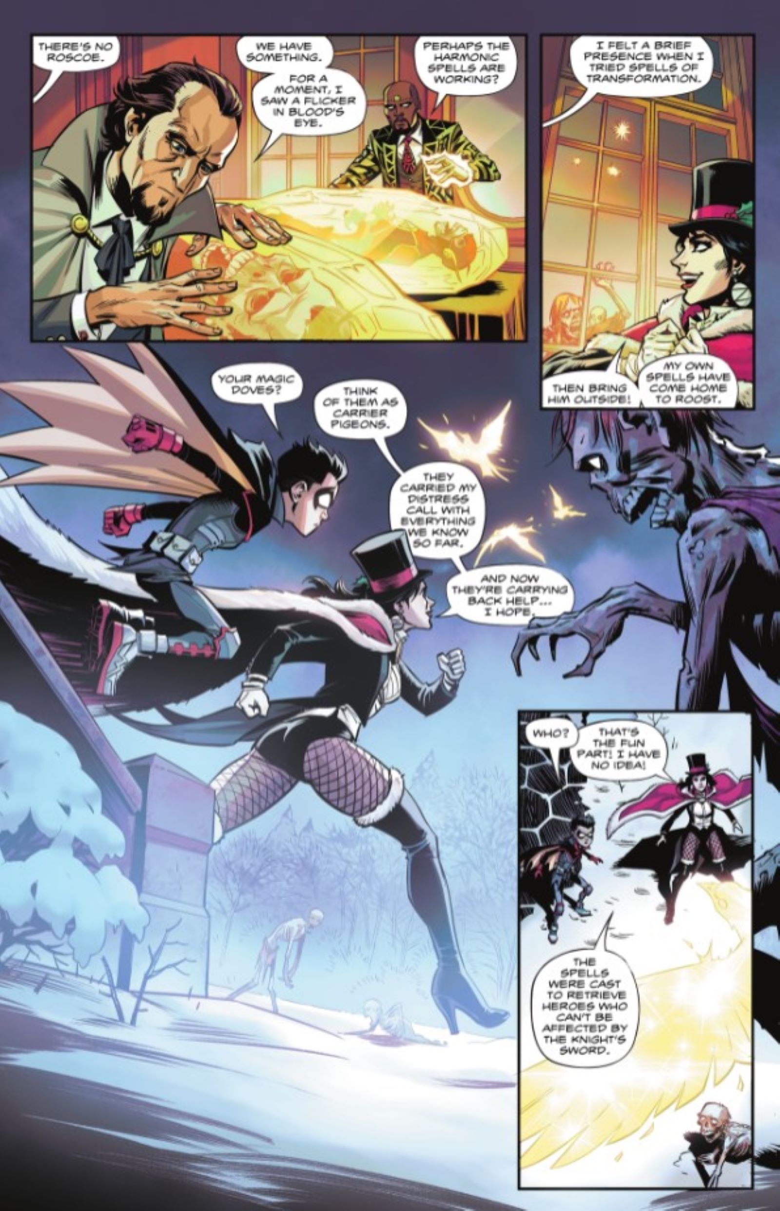 Batman Santa Claus Silent Knight #3 Robin Zatanna heroes-2