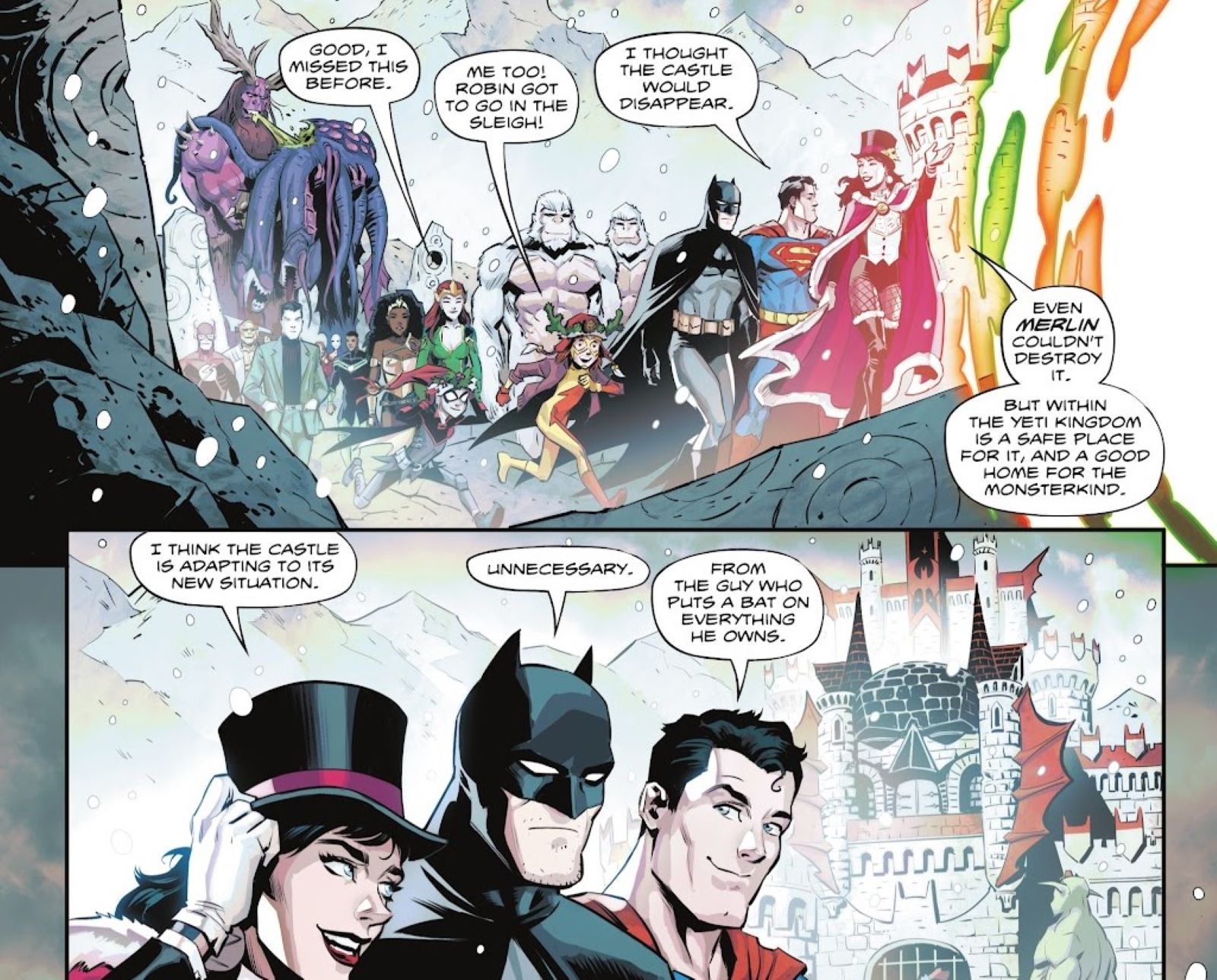 Batman Santa Claus El Caballero Silencioso Regresa #5 Castillo