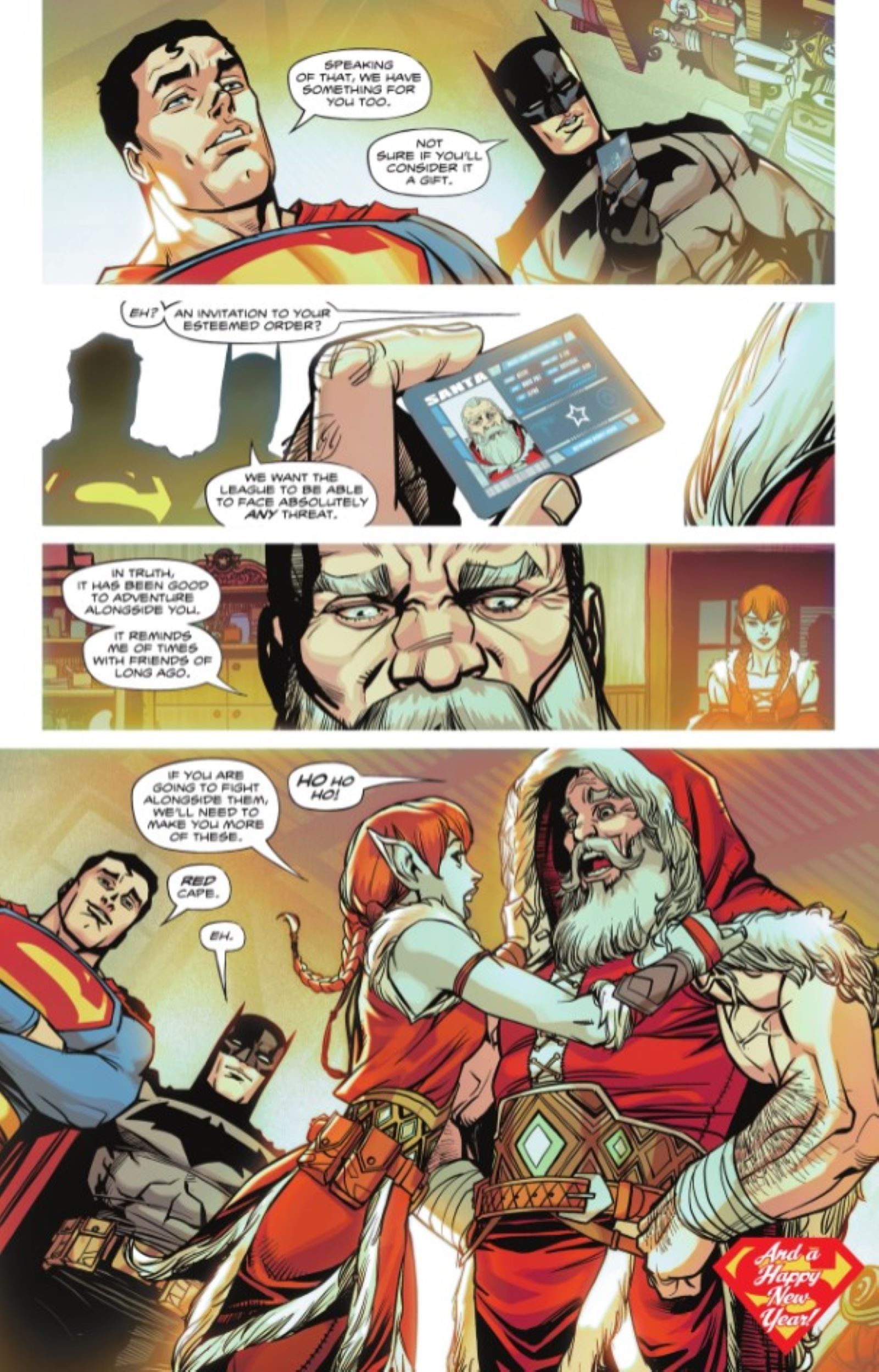 Batman Santa Clause Silent Knight Returns #5 