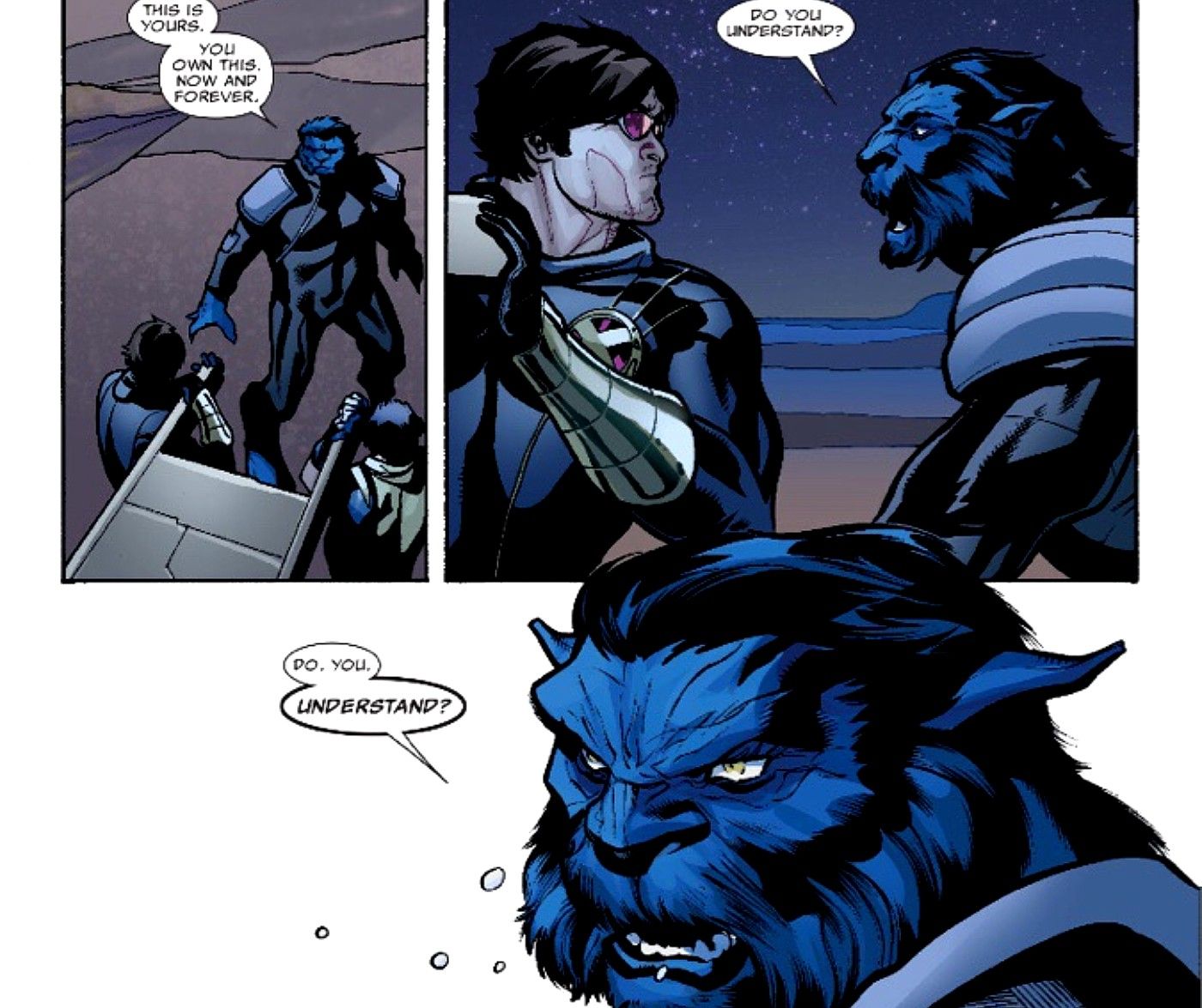 BEAST CALLS OUT CYCLOPS