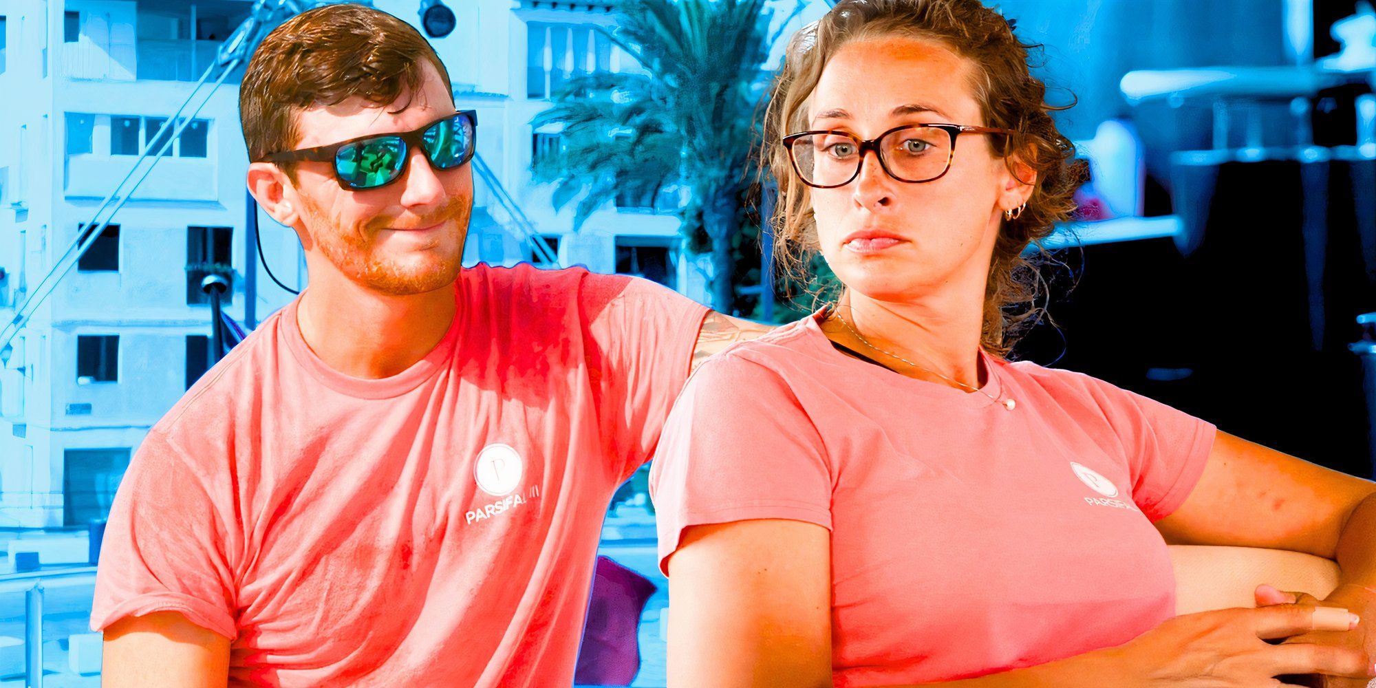 Below Deck Sailing Yacht  image of Chase Lemacks with montage of emma crouch