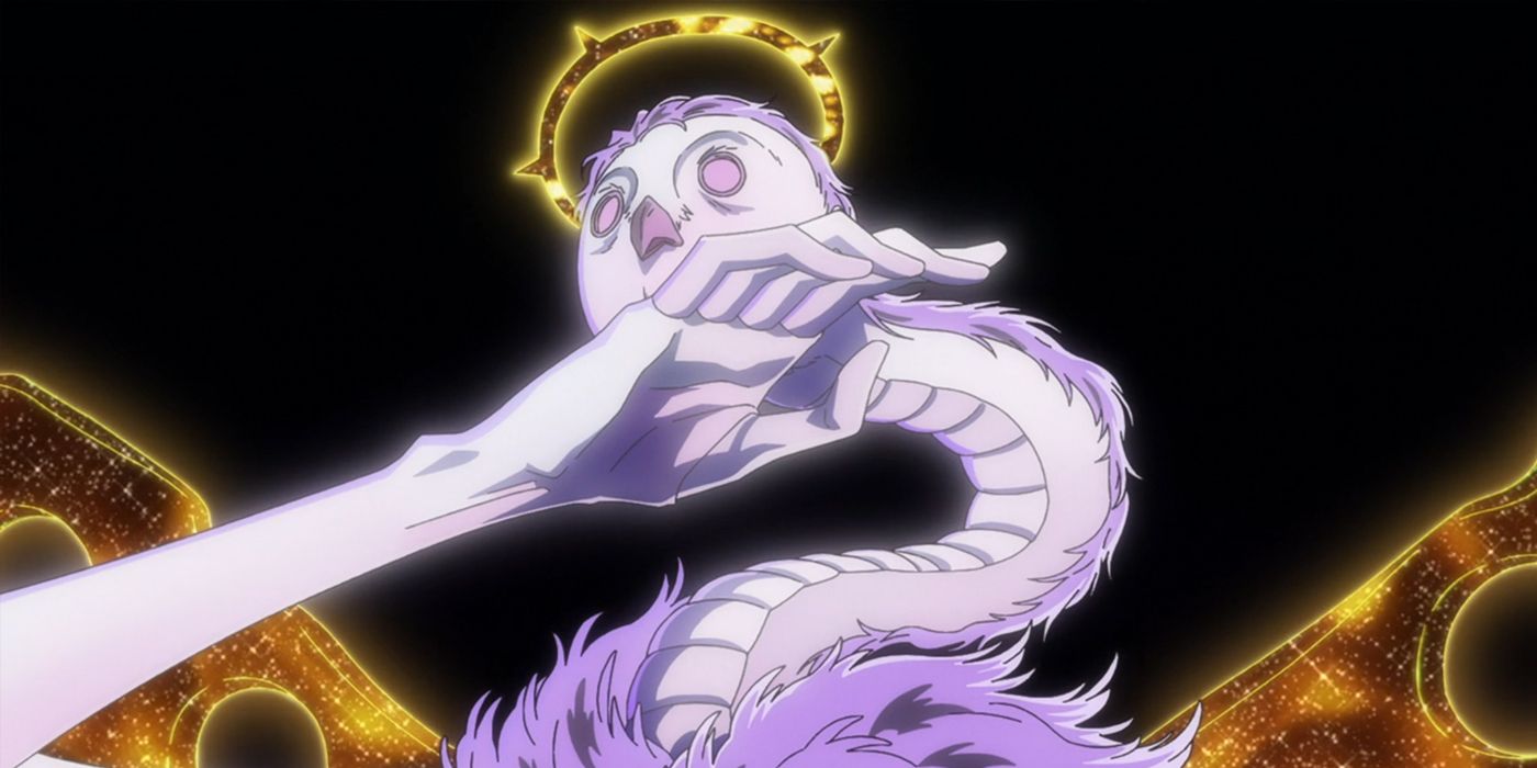 Lille Barro in his owl-like monstrous form.