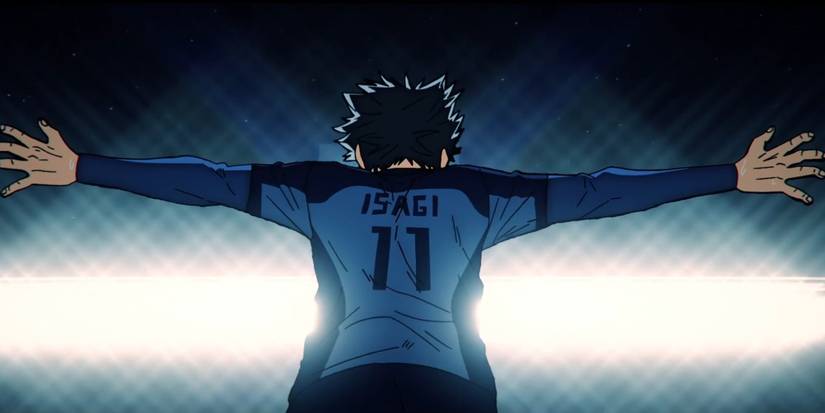 Blue Lock Season 2, Episode 14 Isagi celebrating his goal