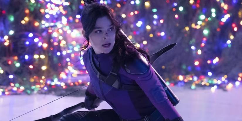 MCU's Kate Bishop aka Hawkeye looking offscreen