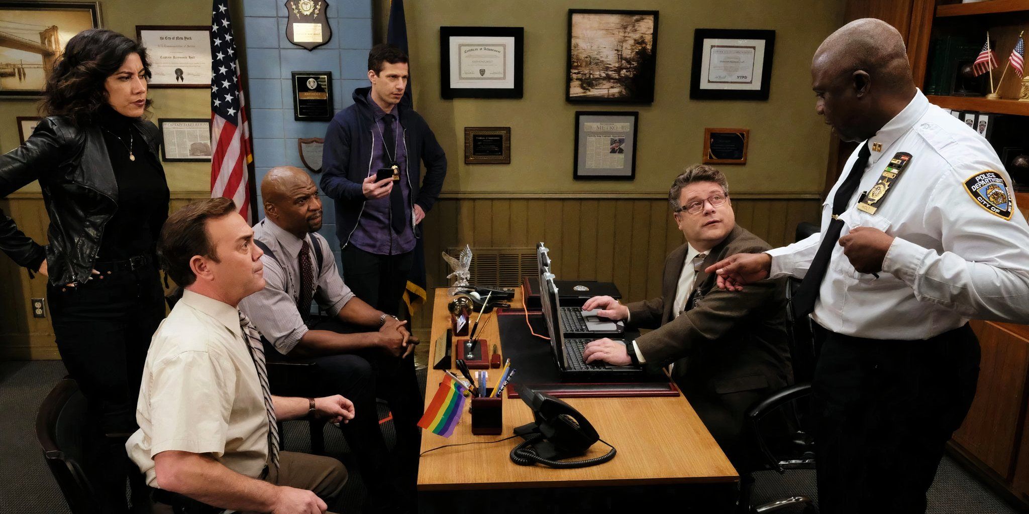 Brooklyn Nine-Nine squad in Ticking Clocks