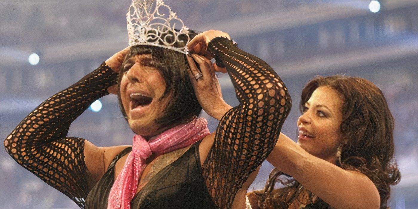 Candice Michele crowns &lsquo;Santina&rsquo; Santino Marella as WWE&rsquo;s Miss WrestleMania
