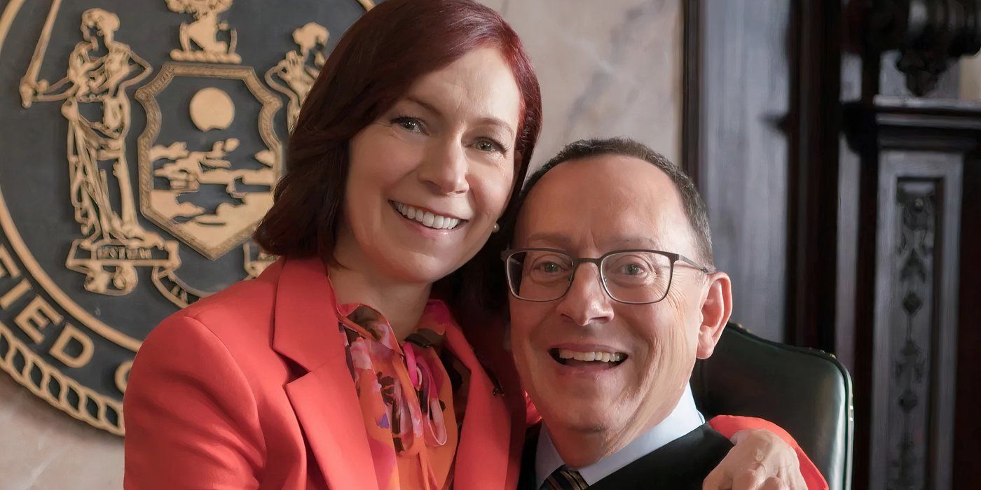 Carrie Preston and Michael Emerson in Elsbeth