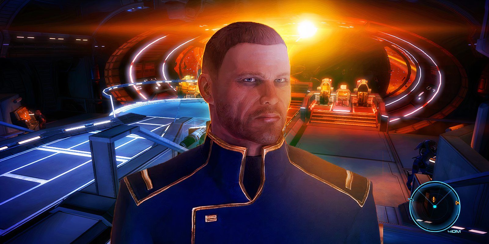 Character with Pinnacle Station in ME1