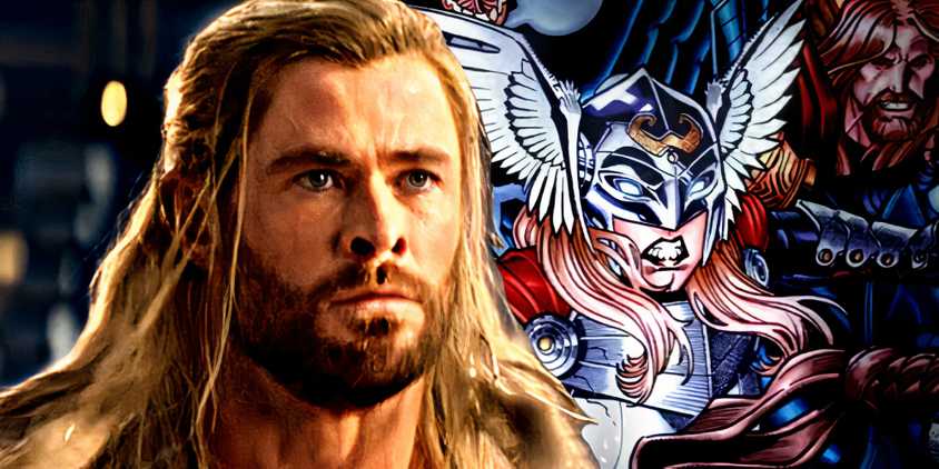 Chris Hemsworth's Thor visits Omnipotence City in Love and Thunder and the Thor Corps assembles in Marvel's 2015 Secret Wars