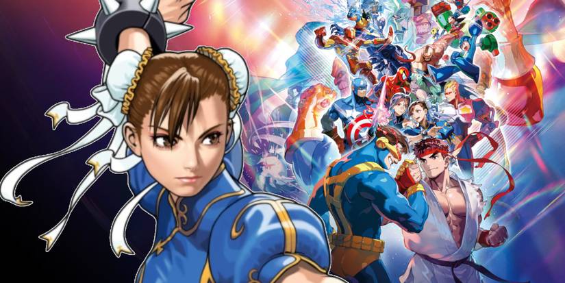 Chun-Li in Marvel vs Capcom Fighting Collection