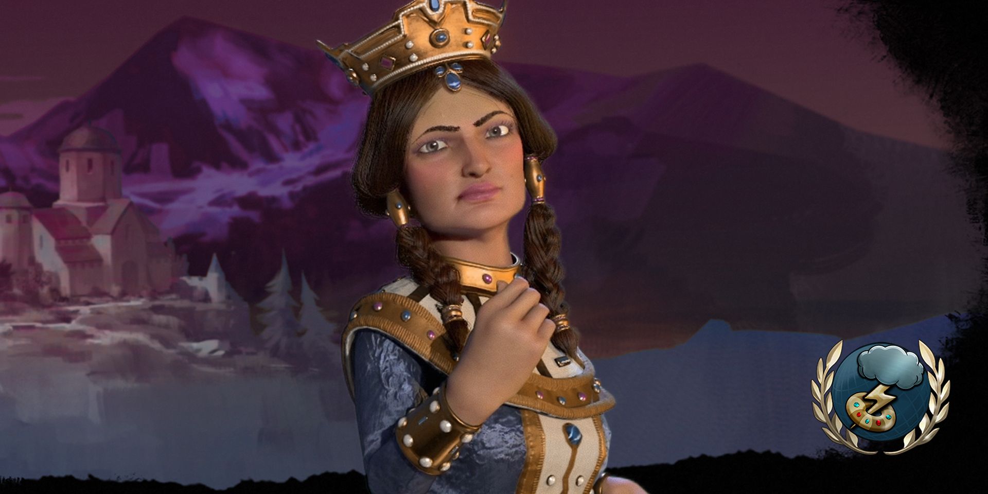 Tamar da Geórgia em Civ 6.