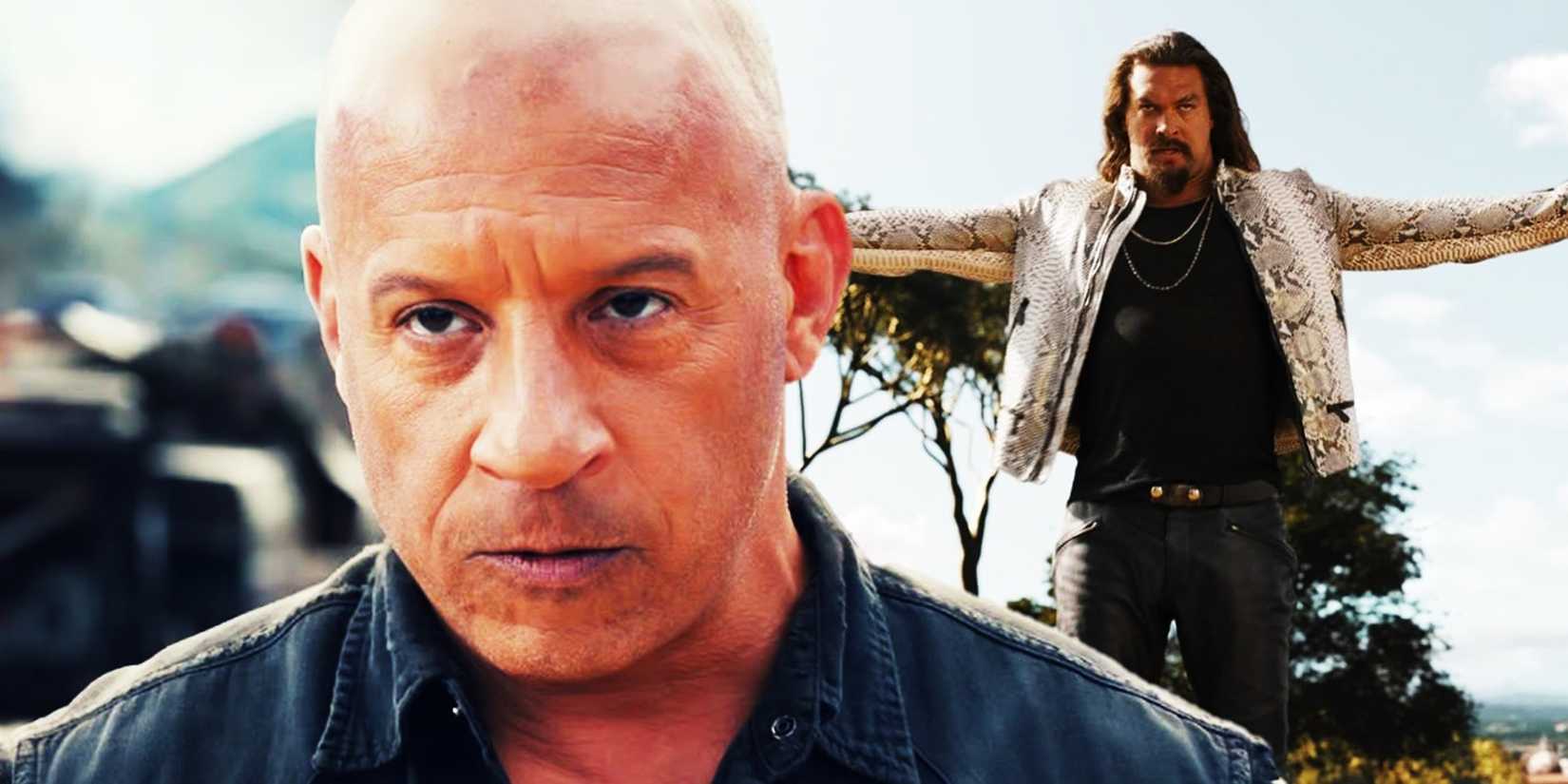 Collage of Dom Toretto and Dante Reyes in Fast X