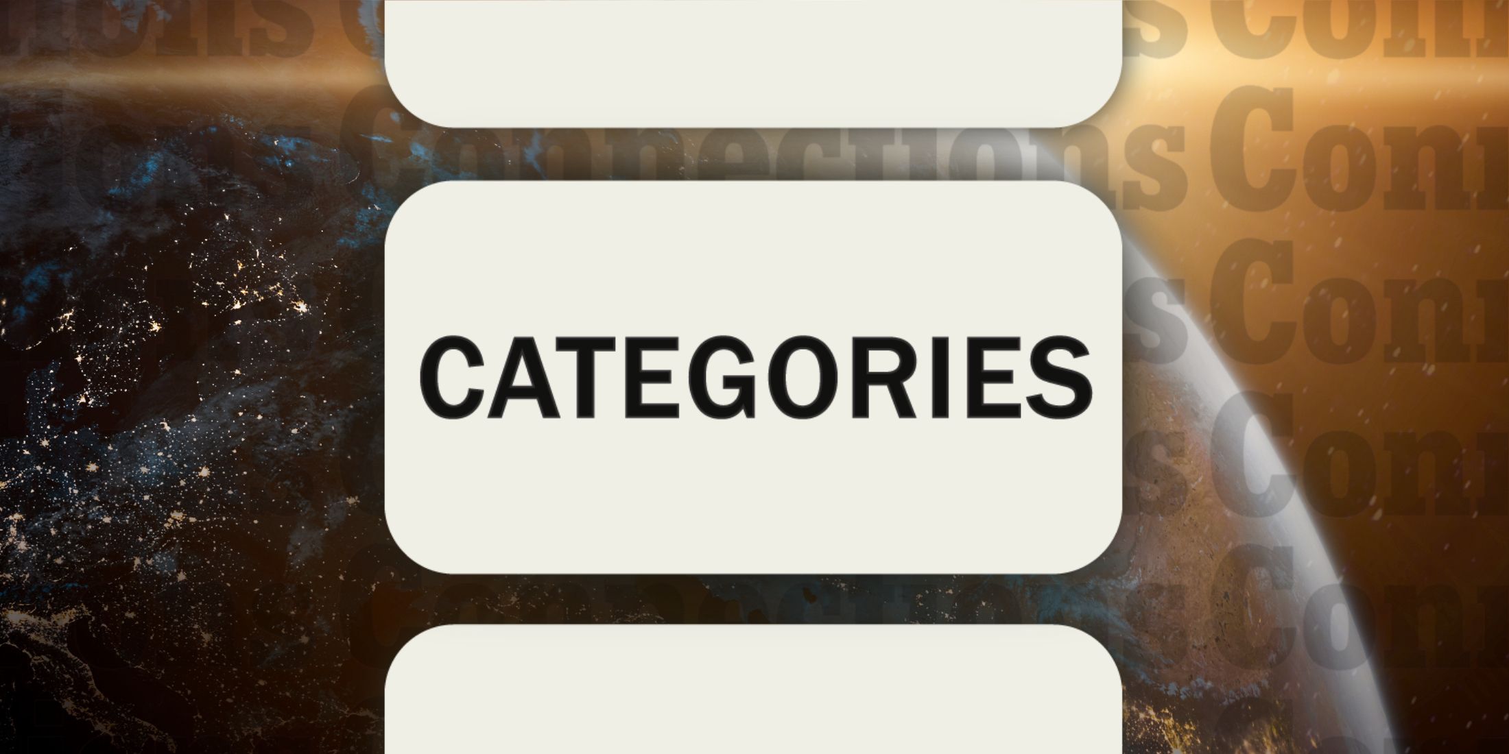 World in Connections Categories December 14