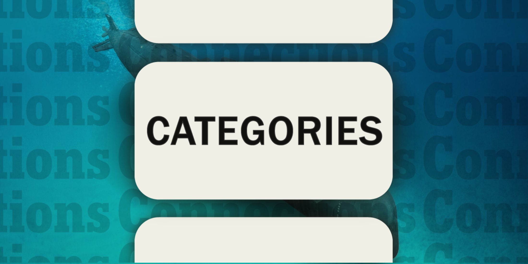 Sub in Connections Categories December 19