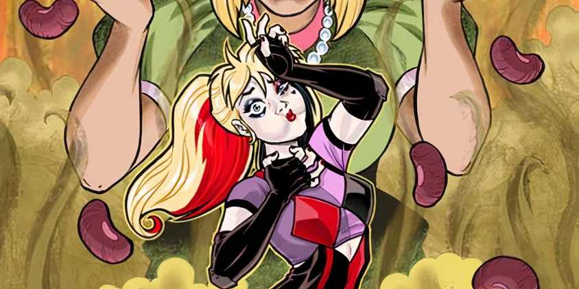 Cover B Amanda Conner Card Stock Variant Harley Quinn Fartacular Silent Butt Deadly #1 Feature