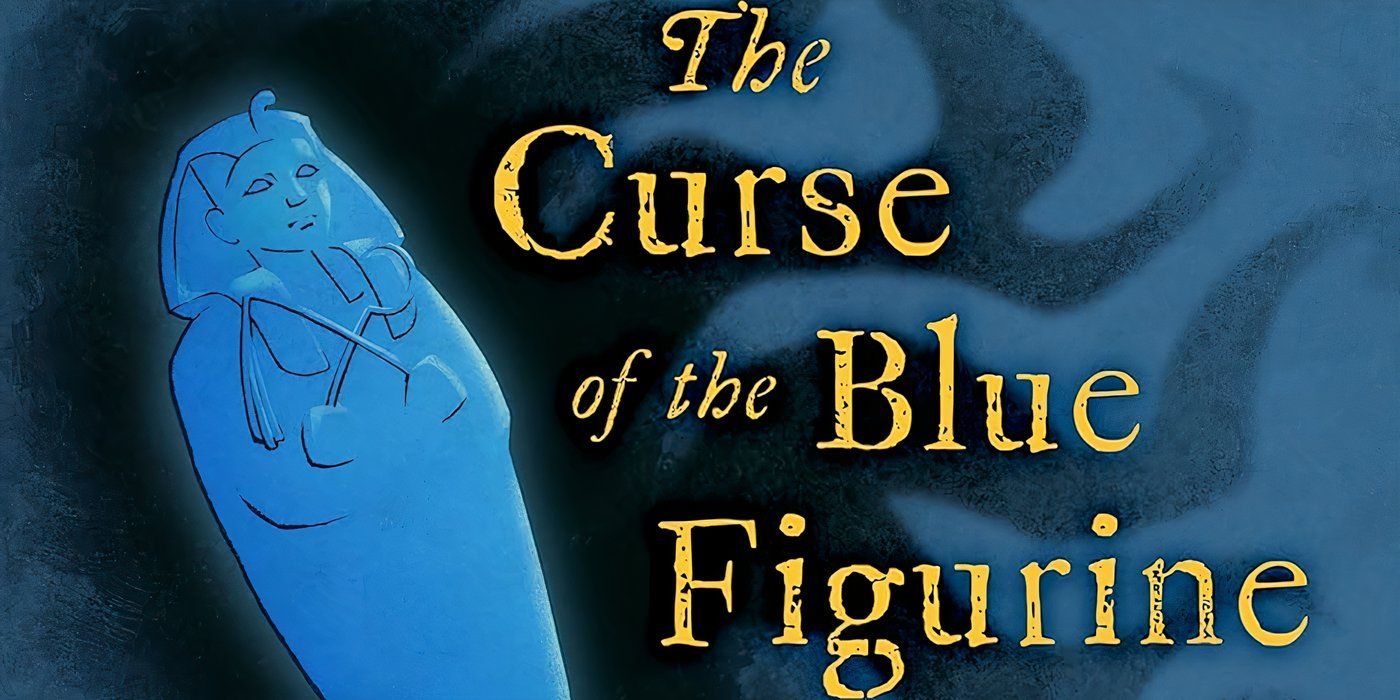 ジョン・ベレアズ著『The Curse of the Blue Figurine』の表紙カット