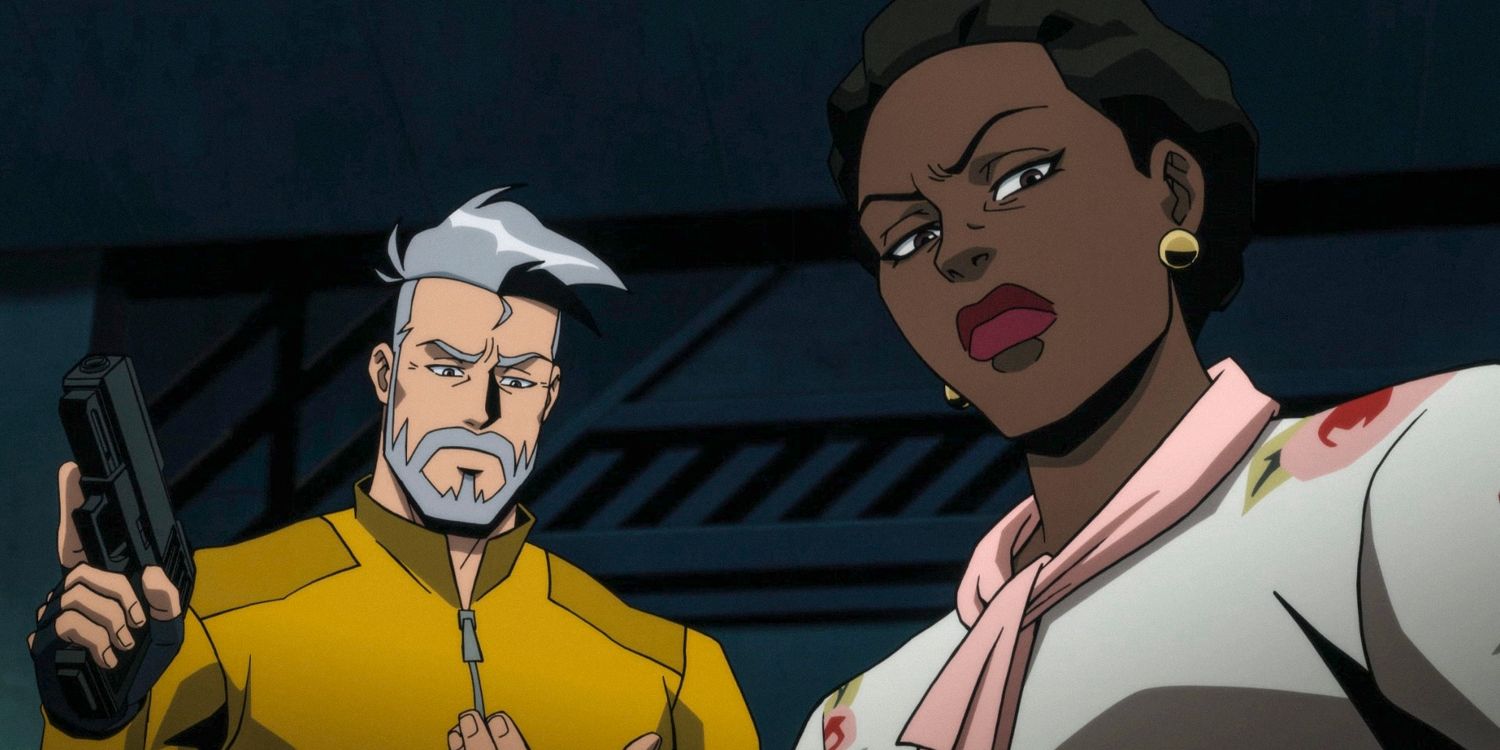 Amanda Waller introduces Rick Flag Sr. to his new team, Task Force M in Creature Commandos Season 1 Ep 1