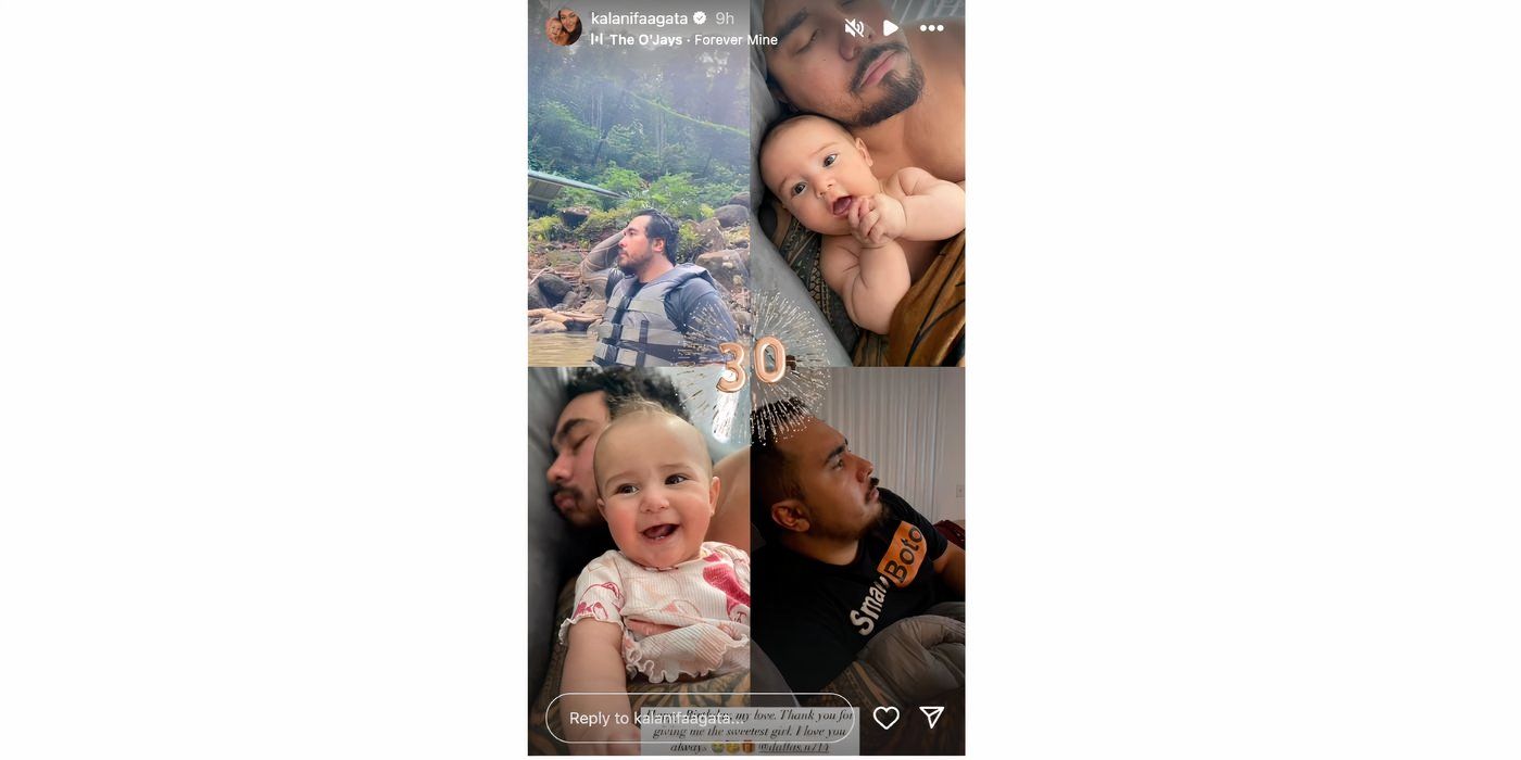 Dallas Nuez in 90 Day Fiance on Kalani Faagata Instagram Story