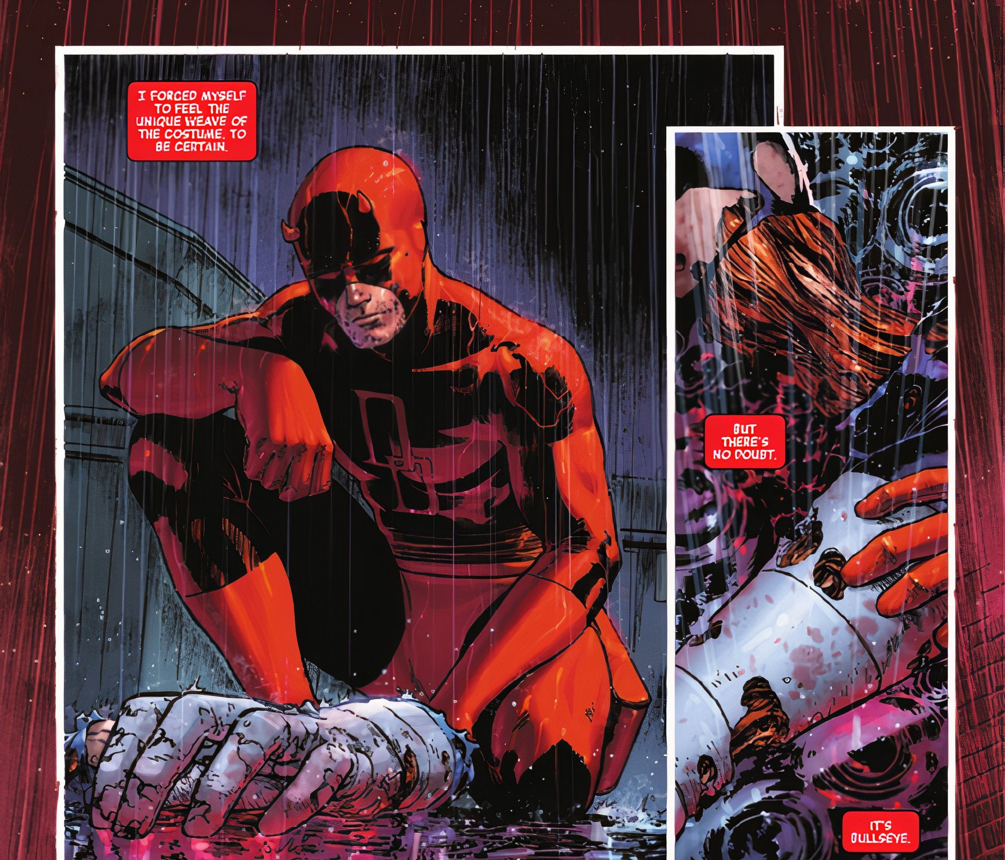 Daredevil confirms that the arm is Bullseye's Marvel