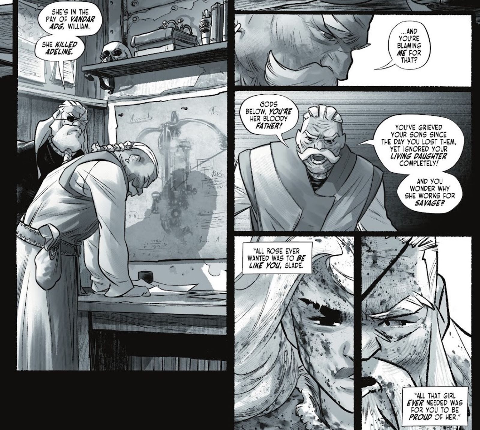 Dark Knights of Steel Allwinter #5 Wintergreen and Deathstroke 2-1