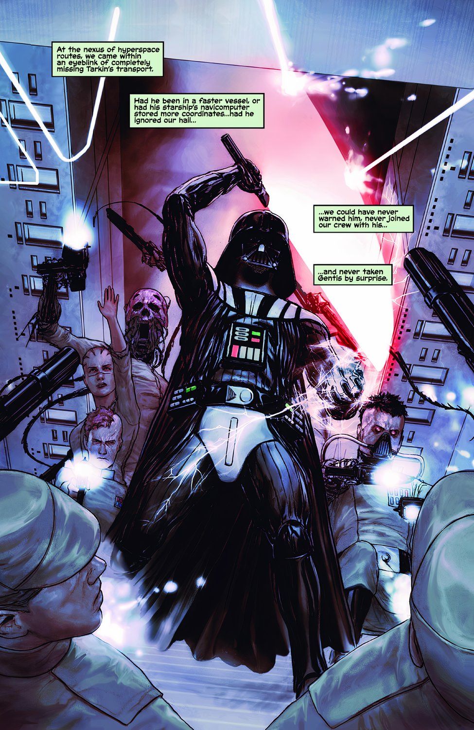 Darth Vader&rsquo;s Ghost Prison Team, including Lieutenant Tohm and Moff Trachta