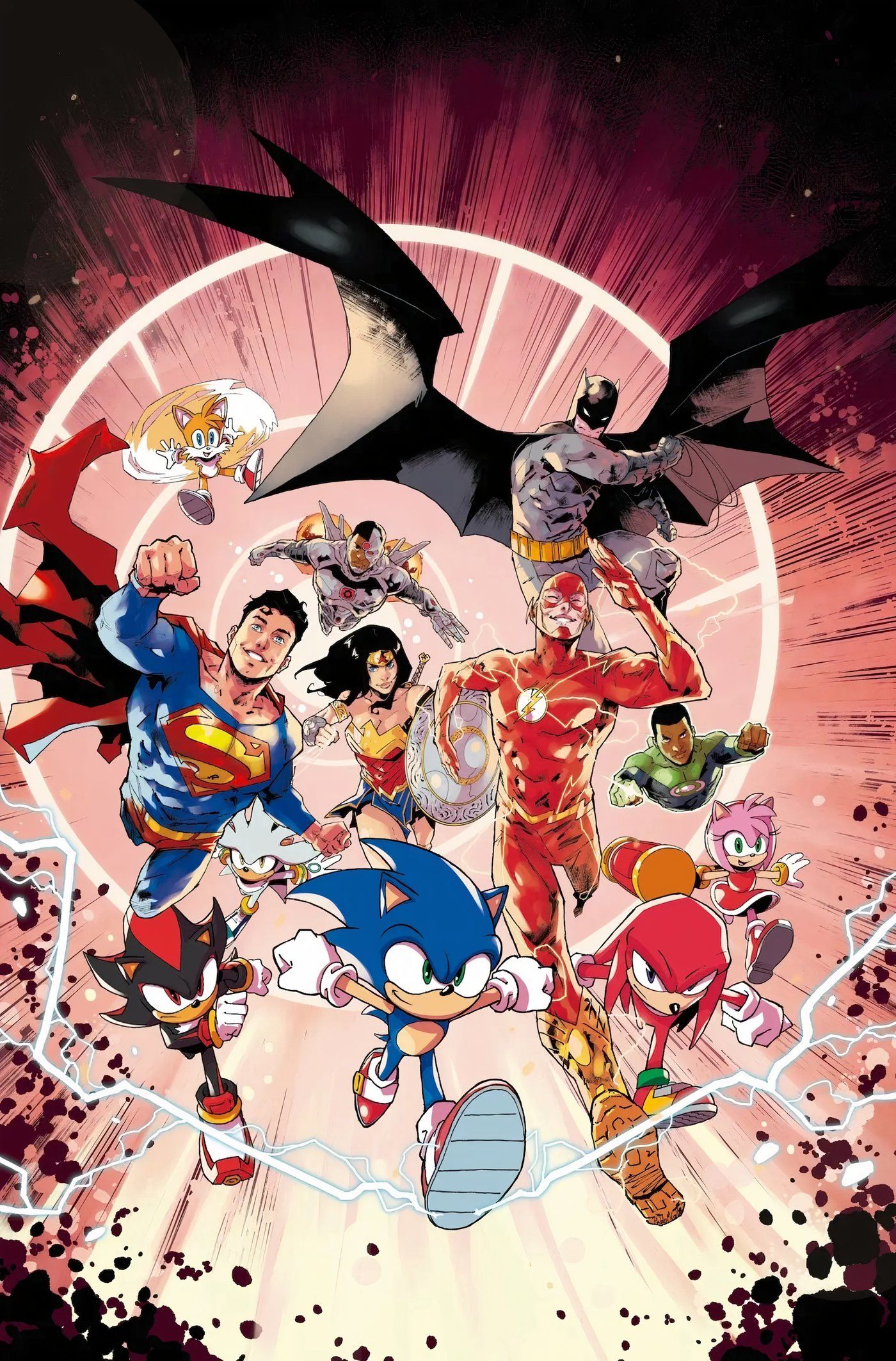 DC x Sonic the Hedgehog #1 Main Cover