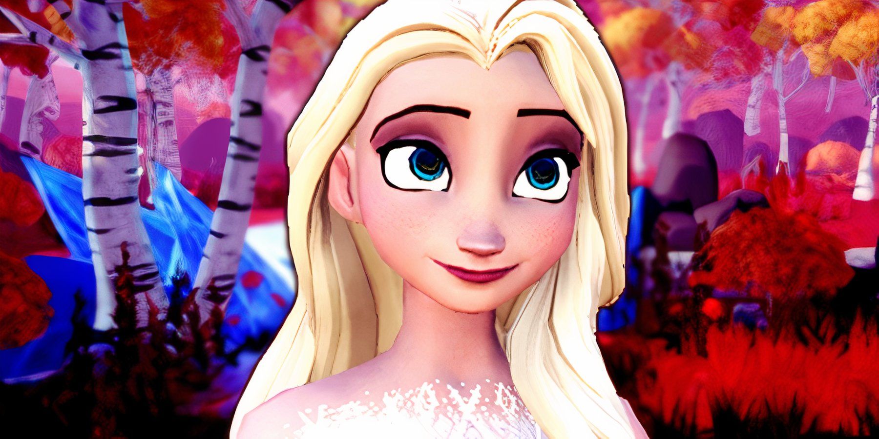 Disney Dreamlight Valley Elsa smiling in the Frozen Realm