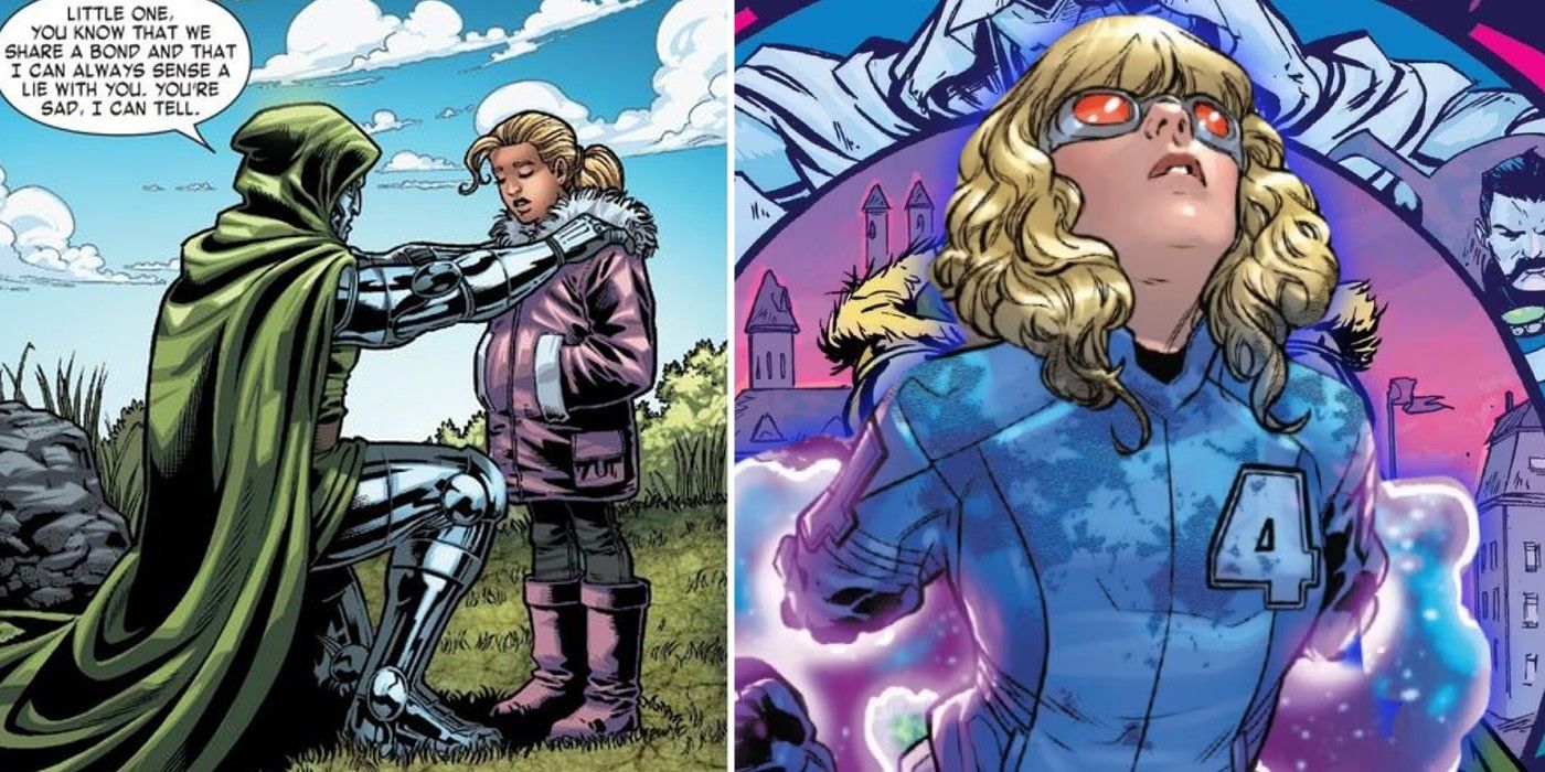 Doutor Destino e Valeria Richards