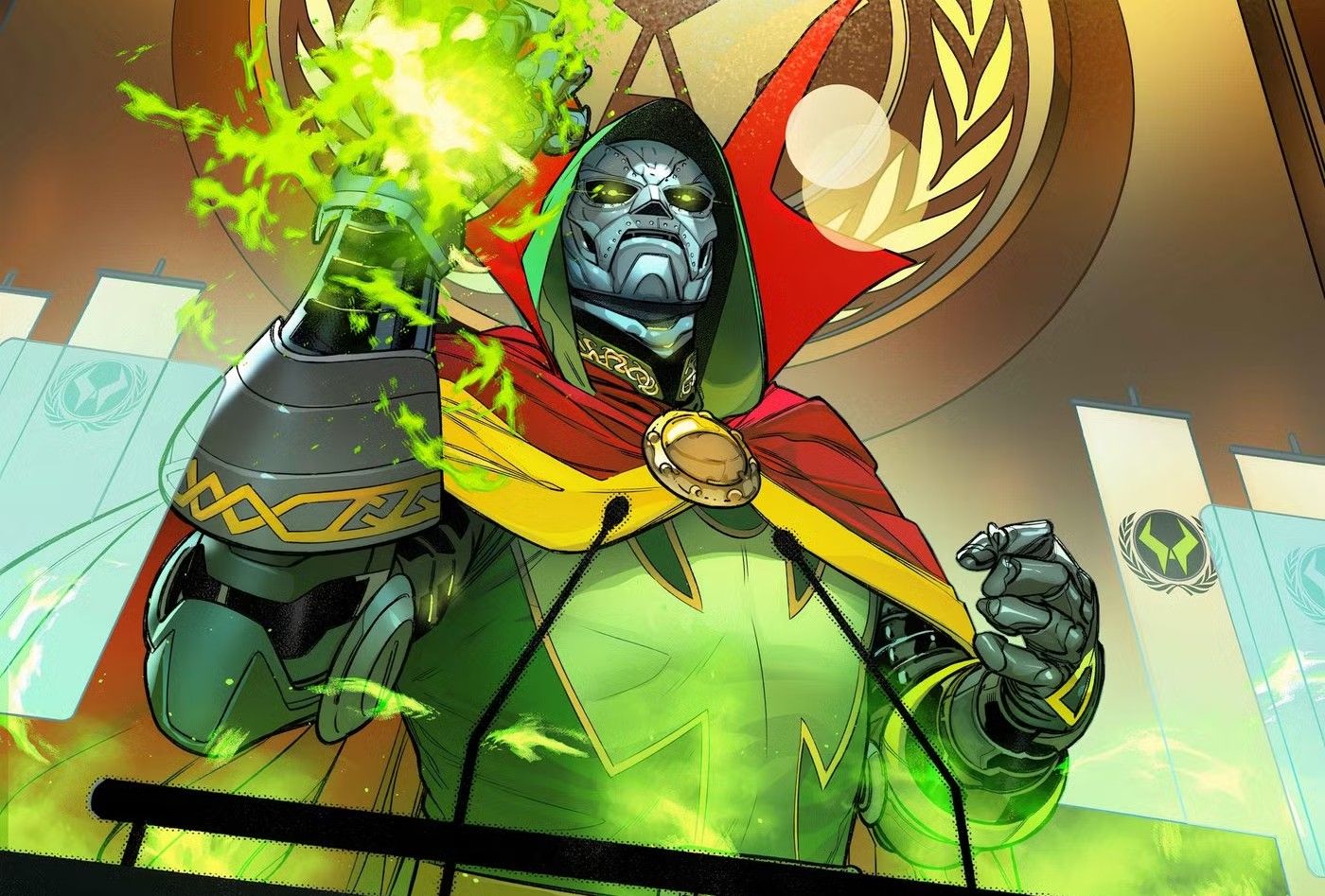 doctor doom takes over the UN