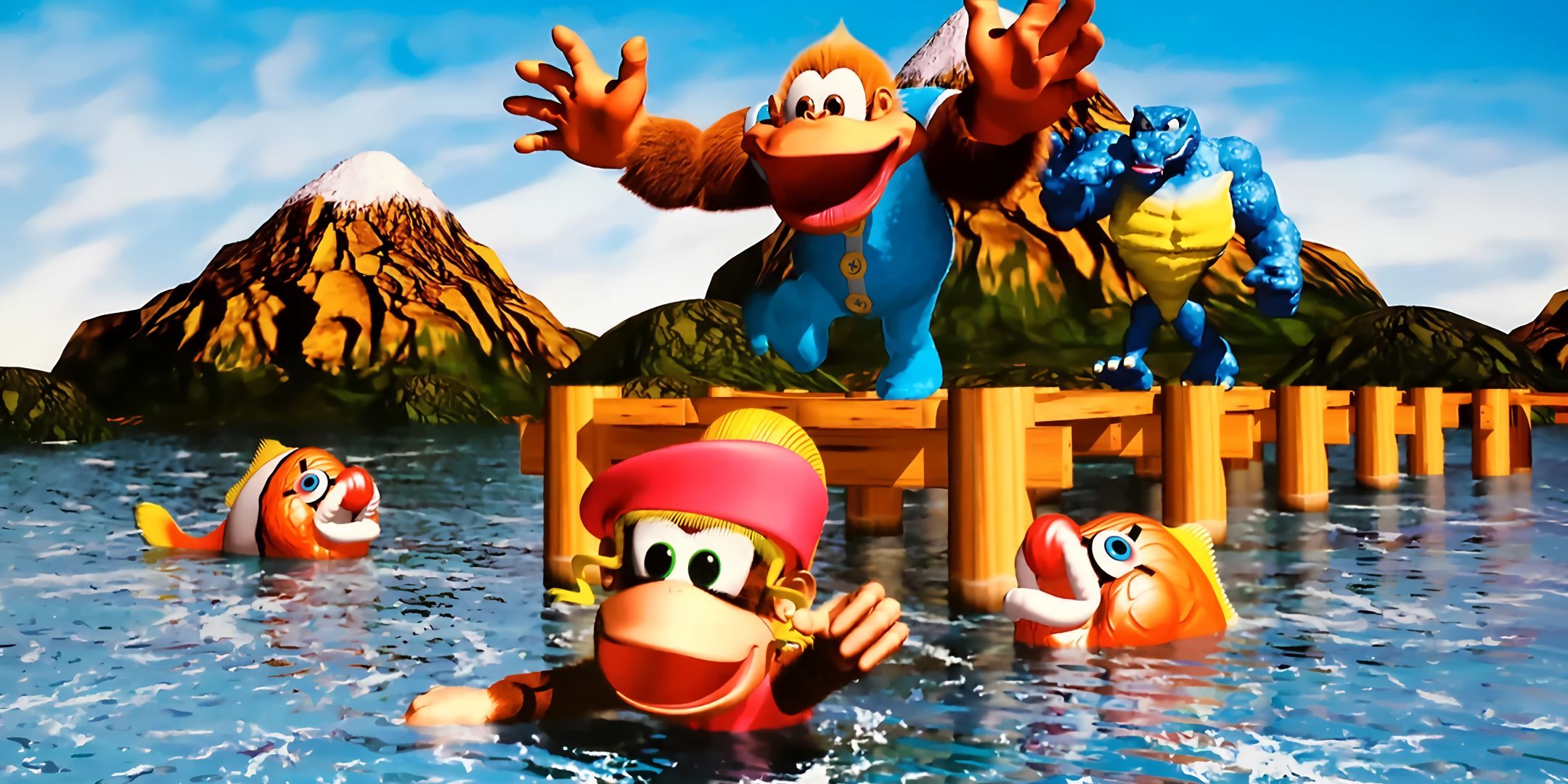 A promo render for Donkey Kong Land 3.