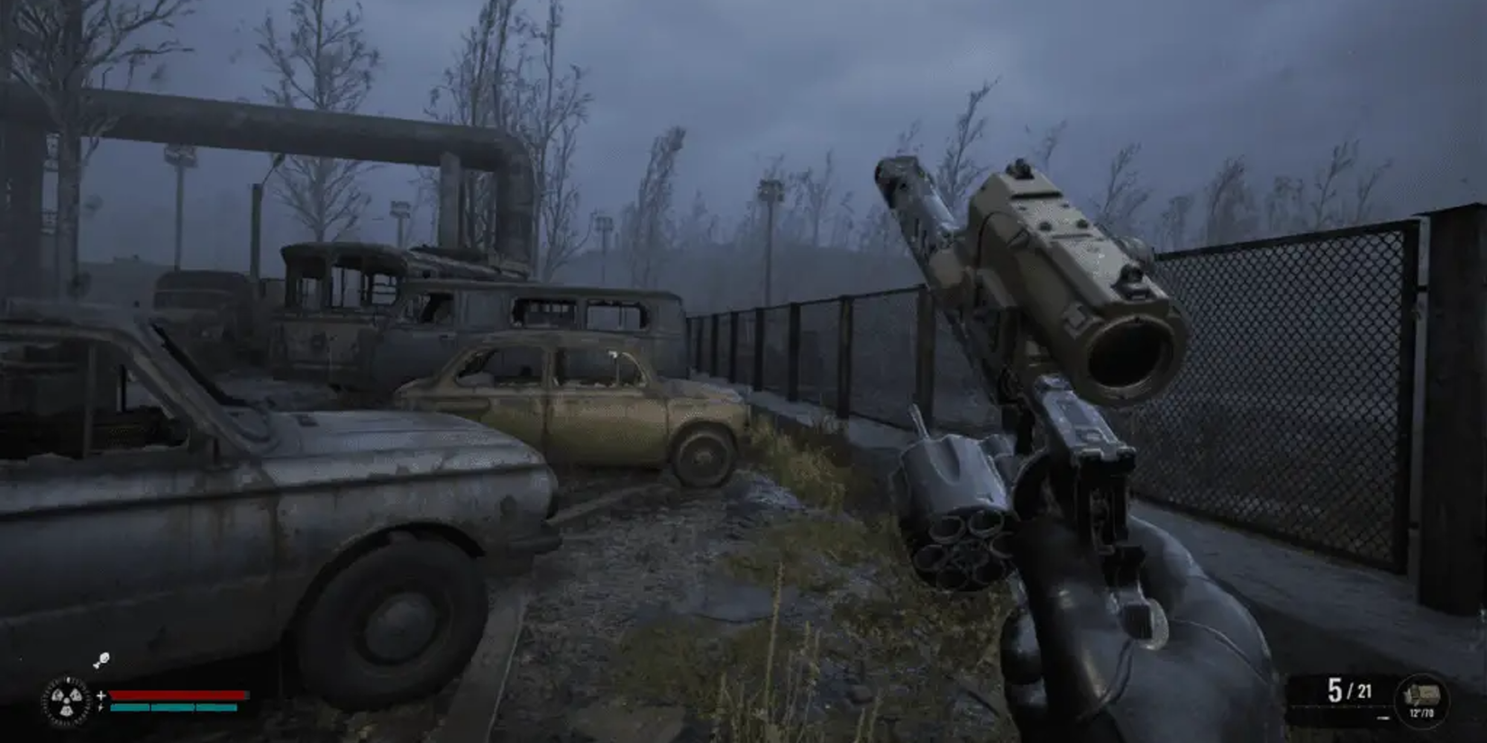 STALKER 2 Rhino pistol with scope attachment.