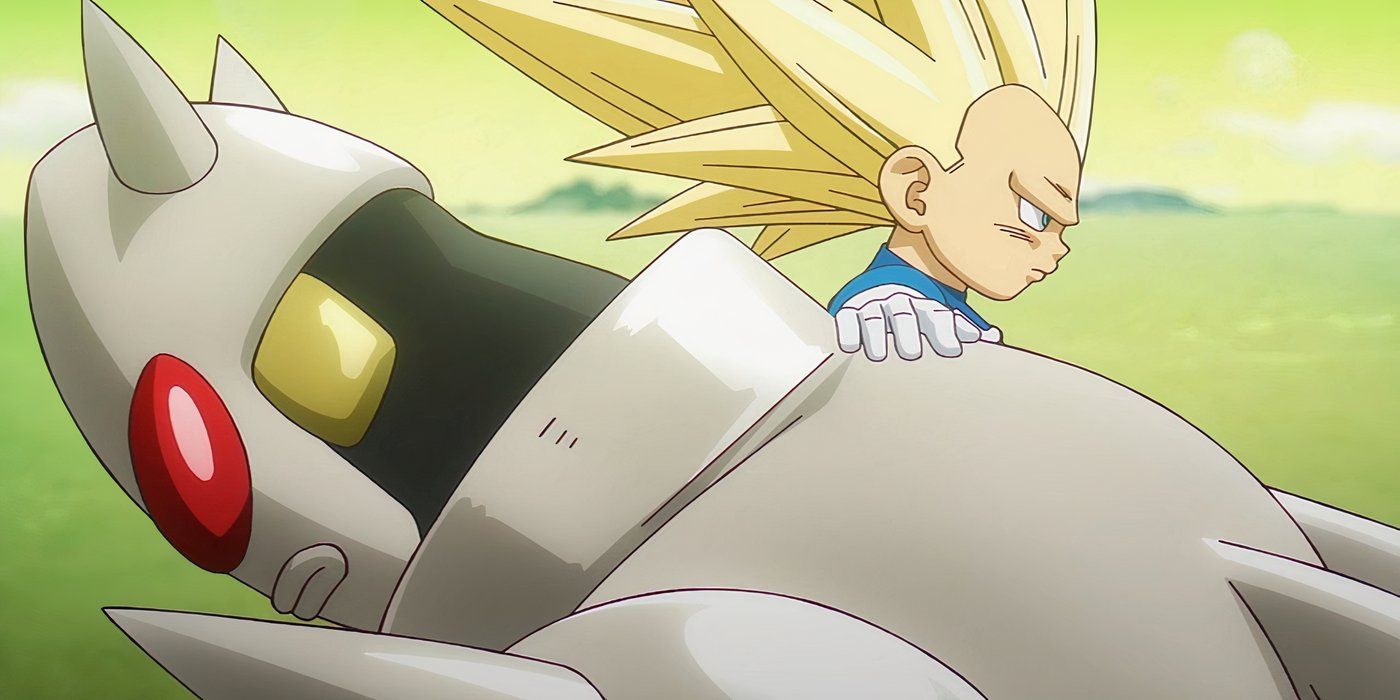 Super Saiyan 3 Vegeta defeats Tamagami Number Two