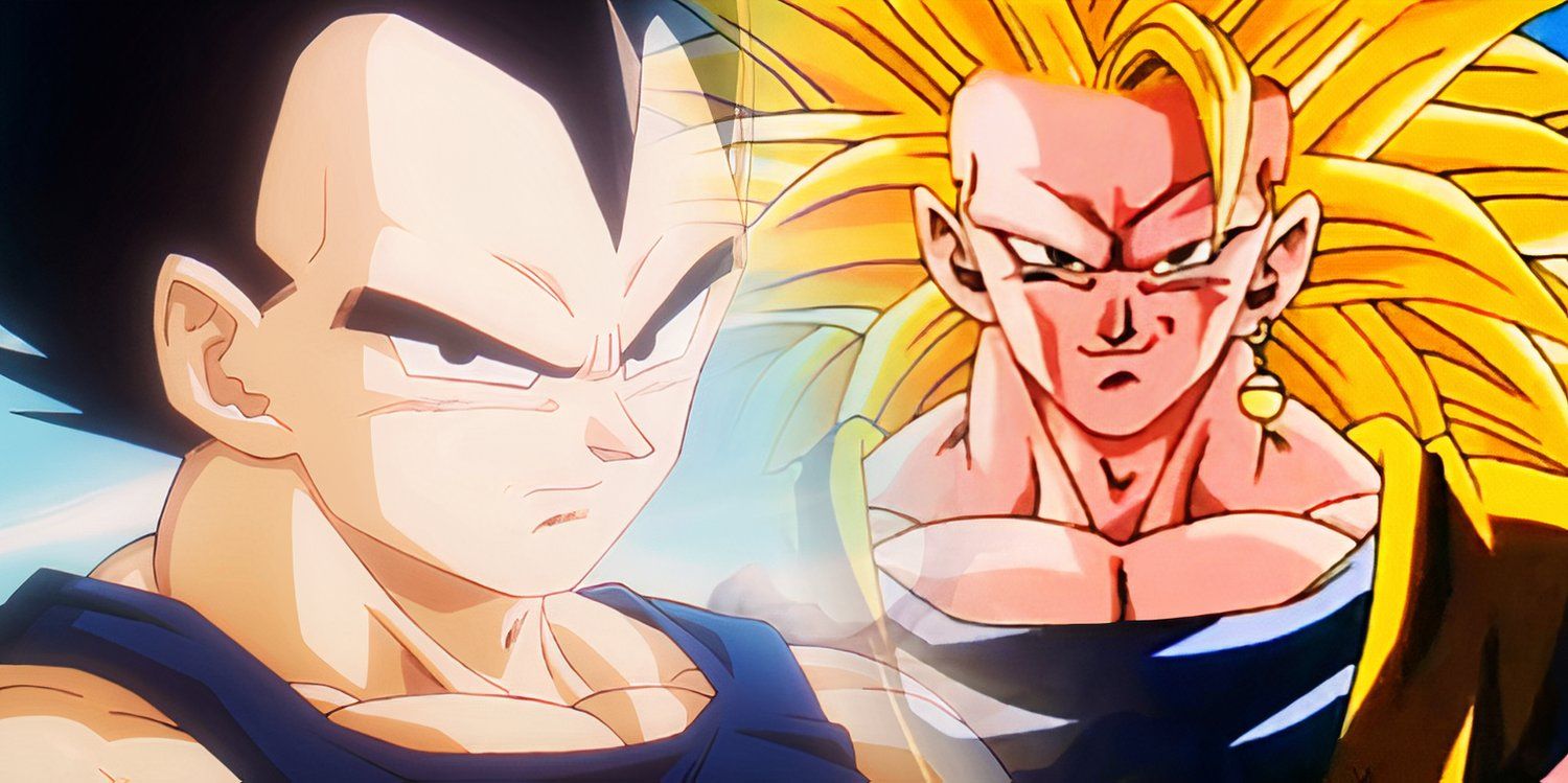 Feature header contrasting Vegeta with Super Saiyan 3 Goku